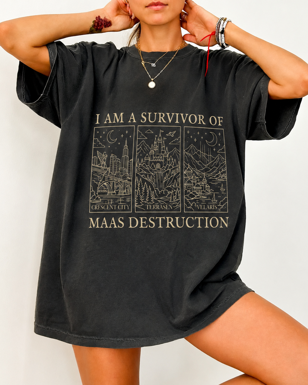 Maas Destruction Shirt | ACOTAR Merch | SJM Merch