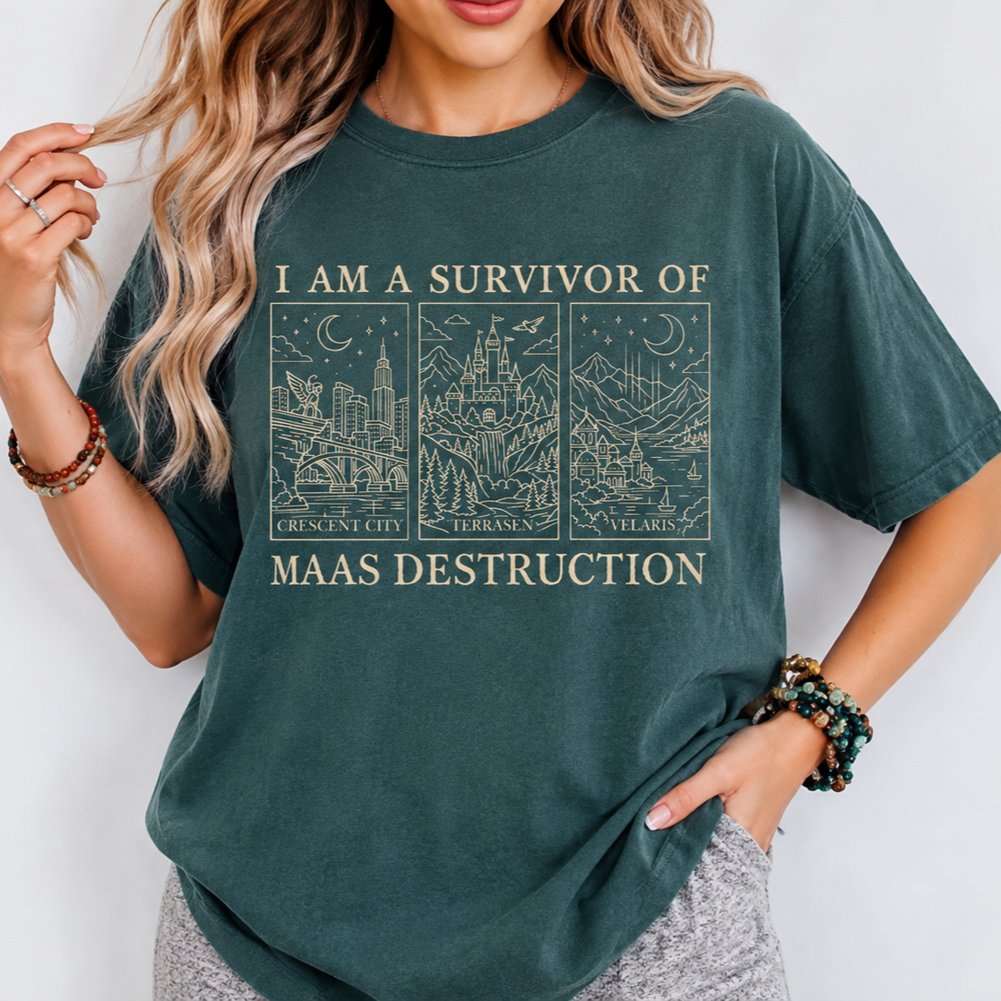 Maas Destruction Shirt | ACOTAR Merch | SJM Merch