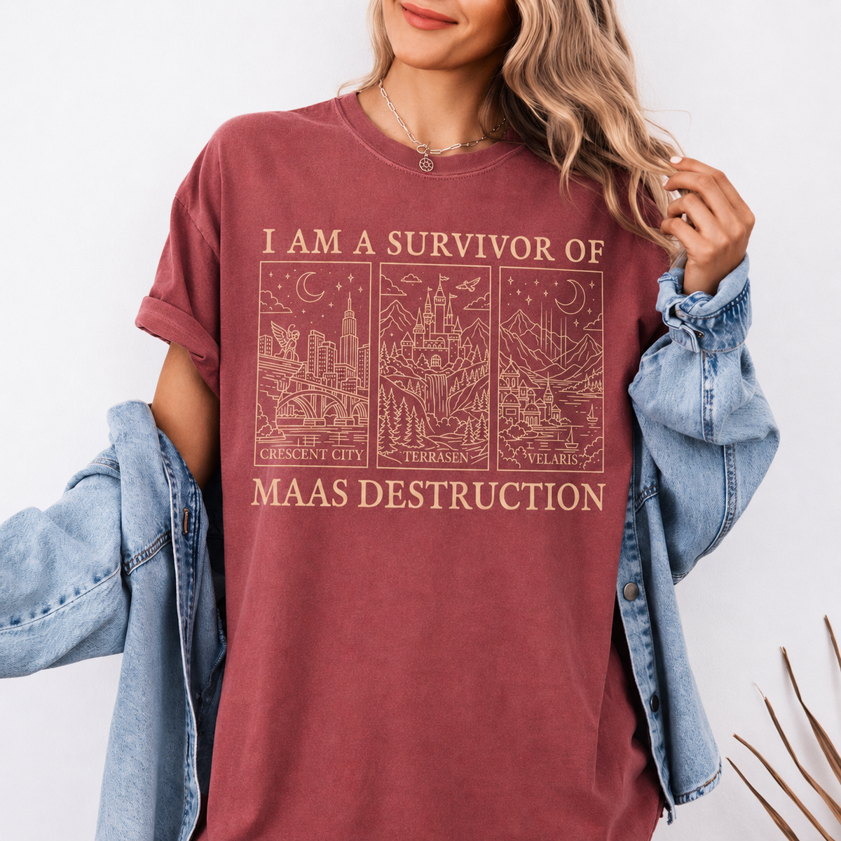 Maas Destruction Shirt | ACOTAR Merch | SJM Merch