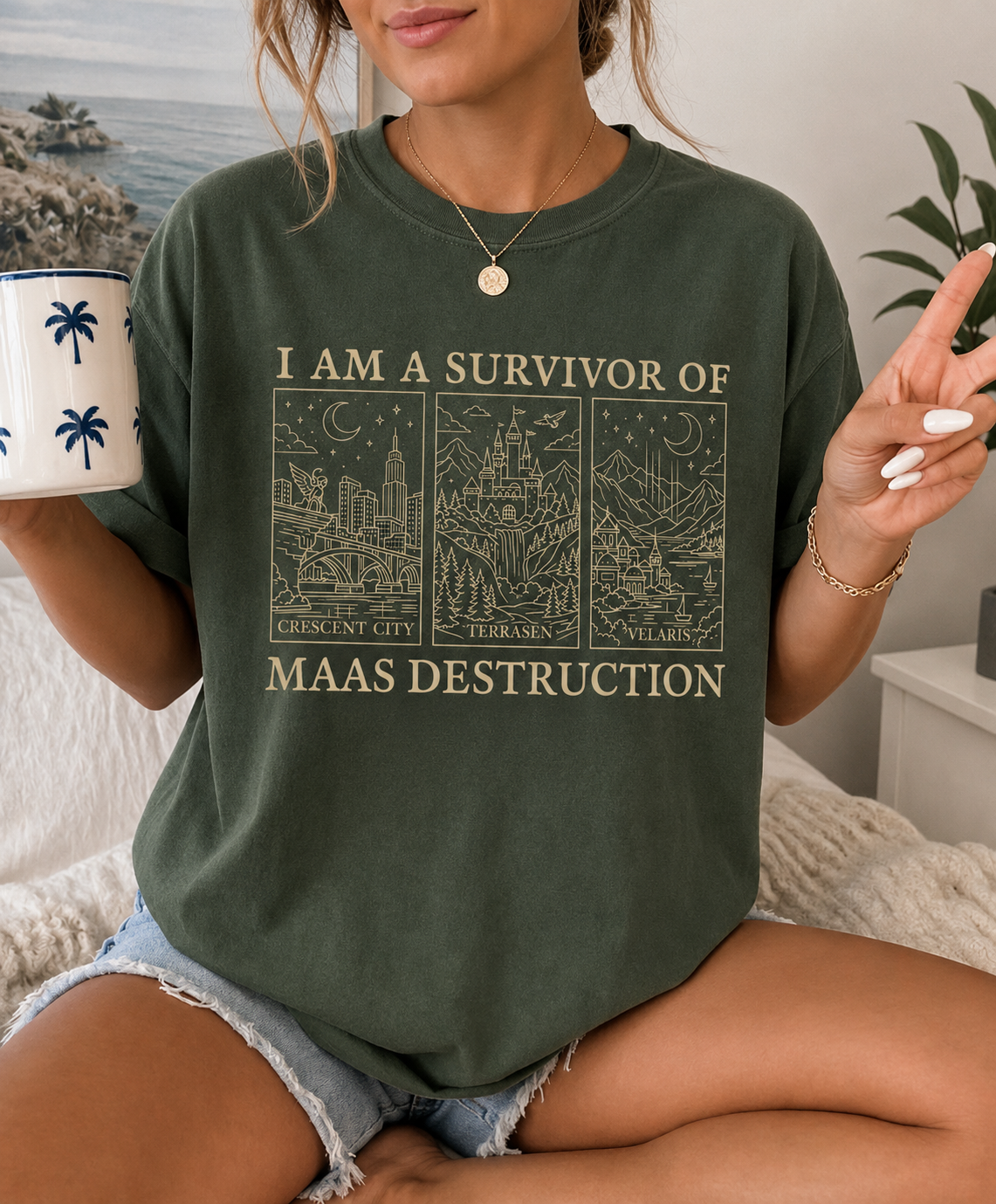 Maas Destruction Shirt | ACOTAR Merch | SJM Merch