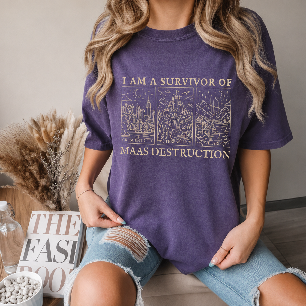 Maas Destruction Shirt | ACOTAR Merch | SJM Merch