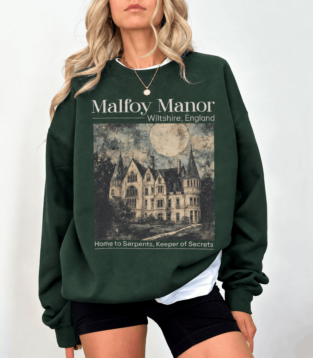 Malfoy Manor Sweater | Home of Serpents Sweater
