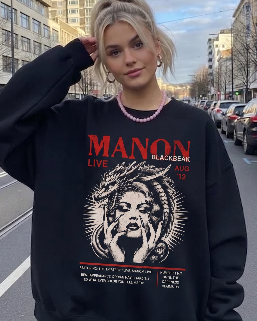 Manon Blackbeak We Are Thirteen Sweater Throne of Glass Merch