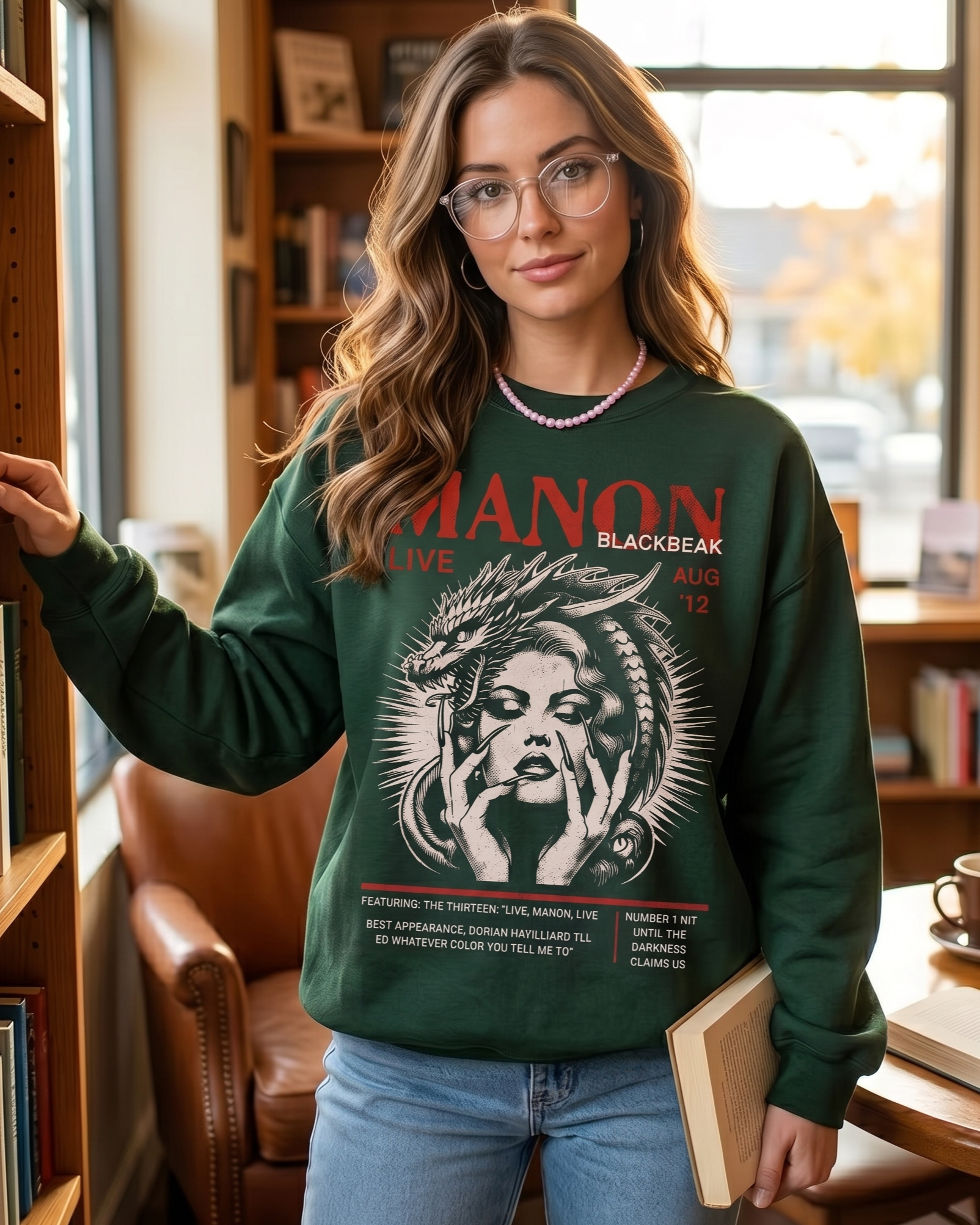Manon Blackbeak We Are Thirteen Sweater Throne of Glass Merch