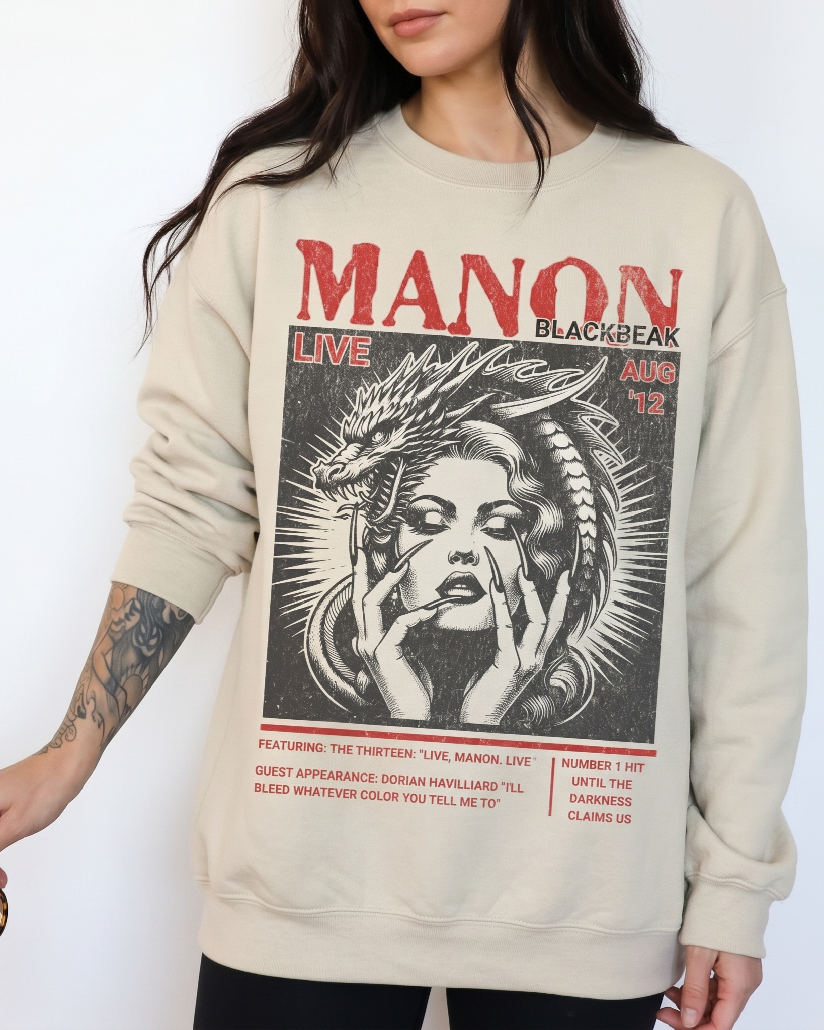 Manon Blackbeak We Are Thirteen Sweater Throne of Glass Merch