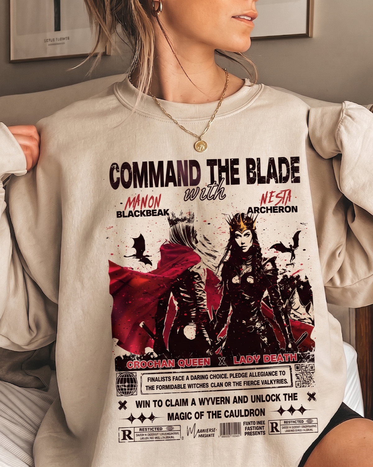 ACOTAR Merch | Manon X Nesta Sweater