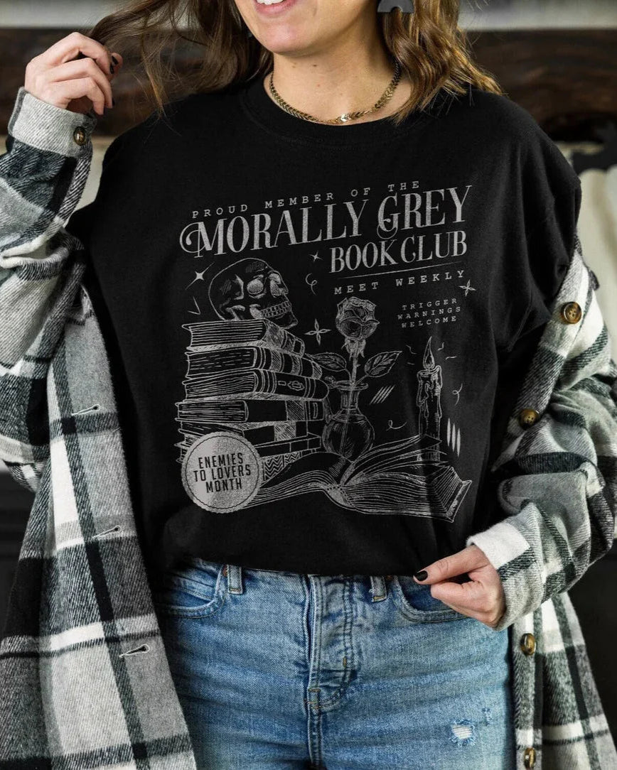 Morally Grey Book Club Sweater Romantasy Merch