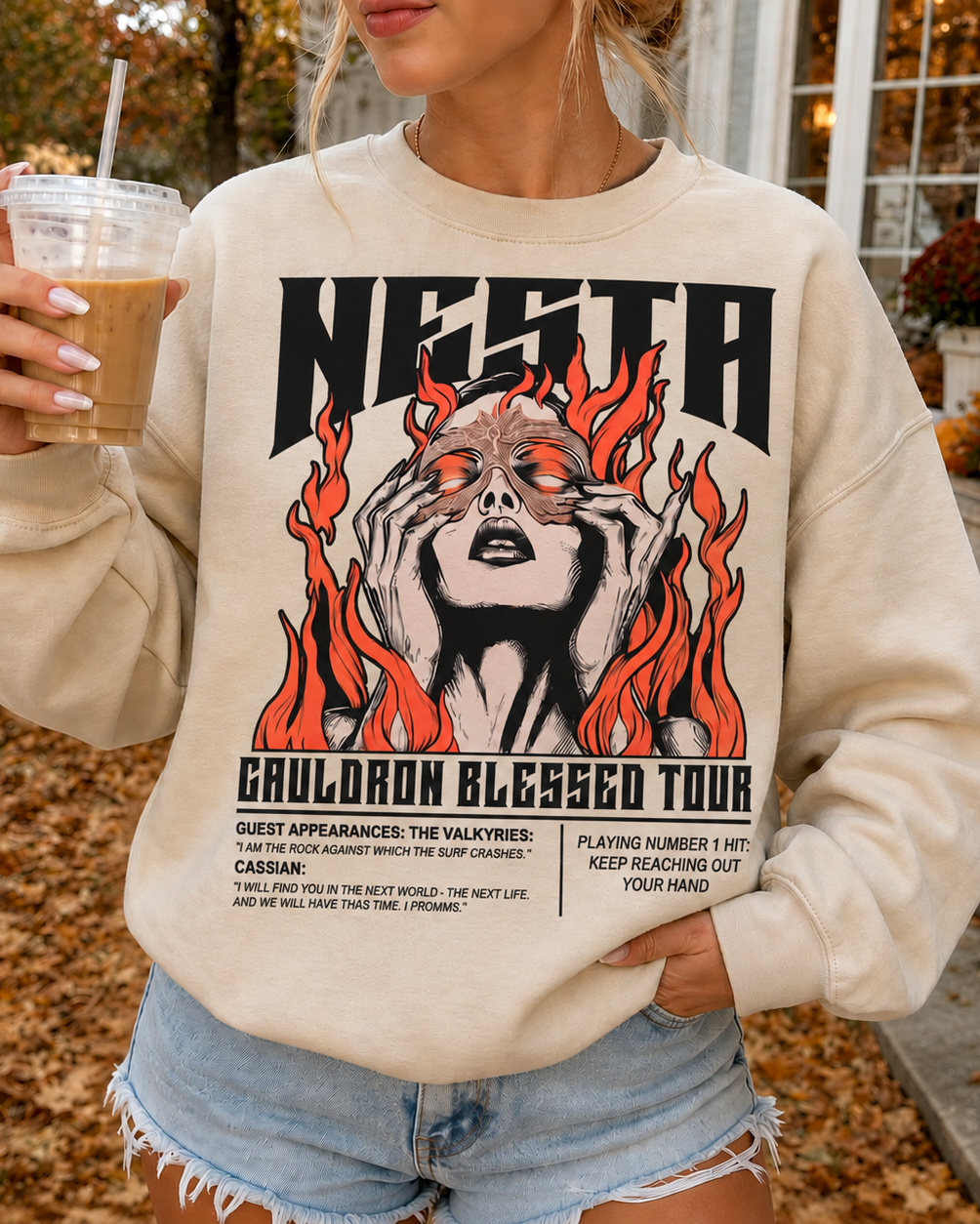ACOTAR Merch | Nesta Archeron Valkyrie Sweater