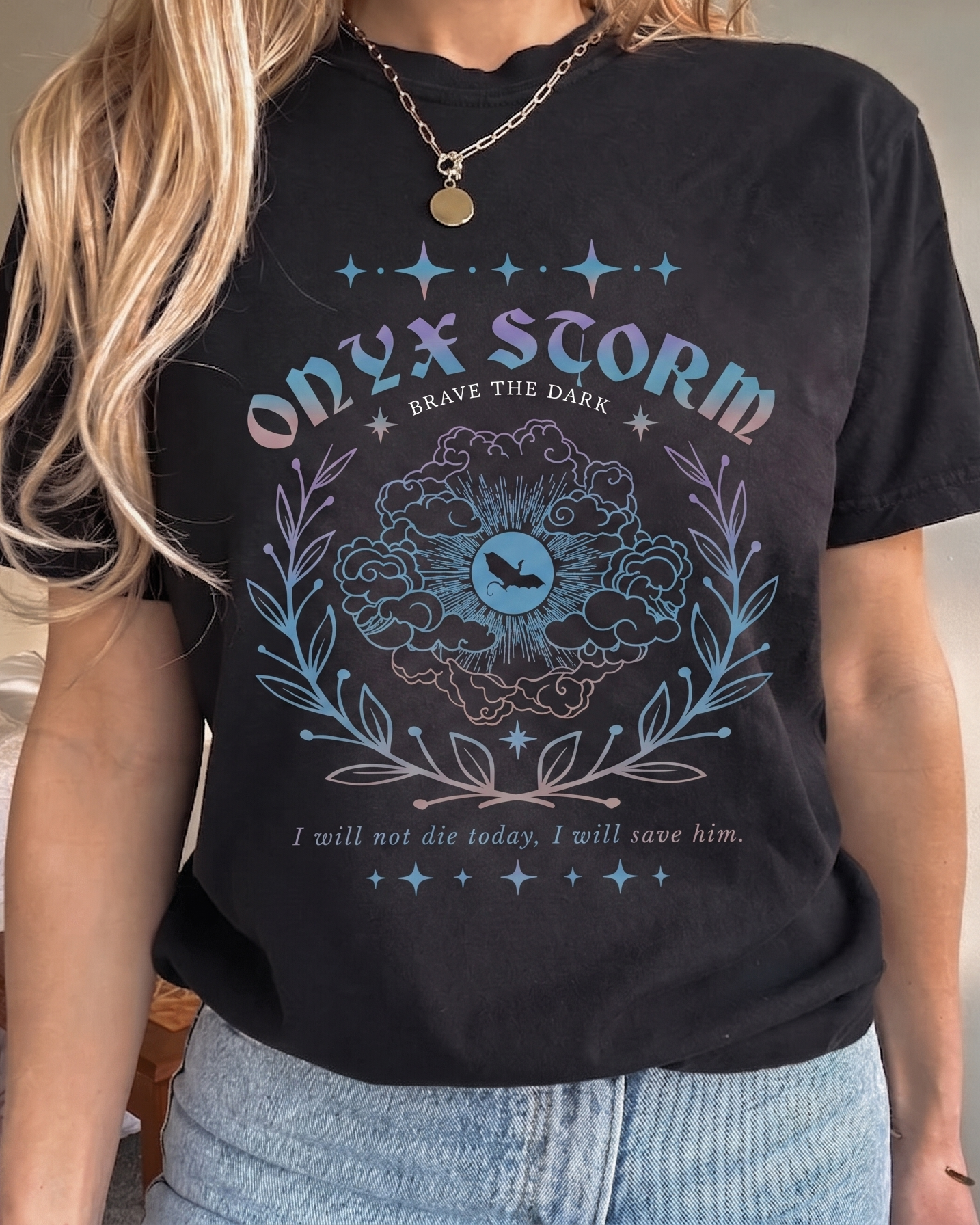 ONYX Storm Merch Brave The Dark Comfort T-Shirt