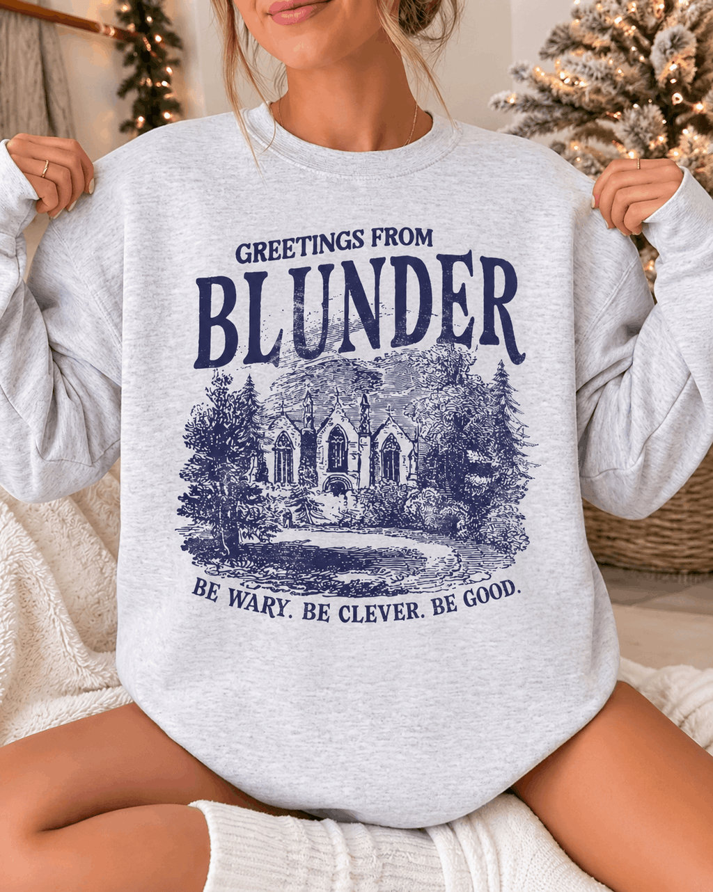 One Dark Window Sweatshirt | Greetings from Blunder Black
