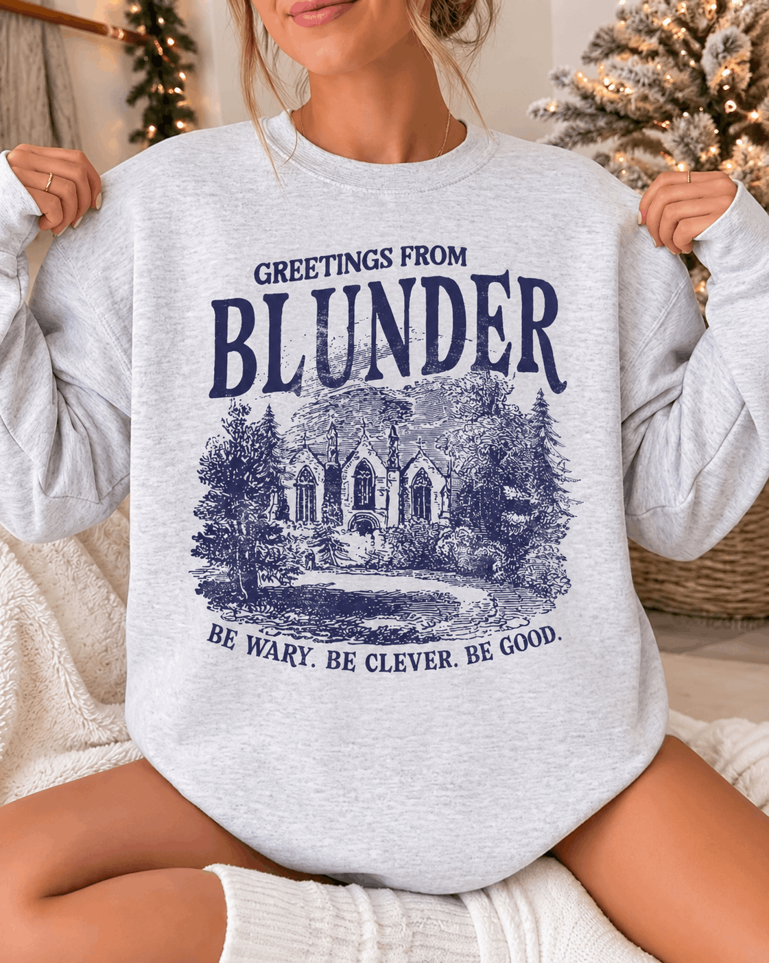 One Dark Window Sweatshirt | Greetings from Blunder Black