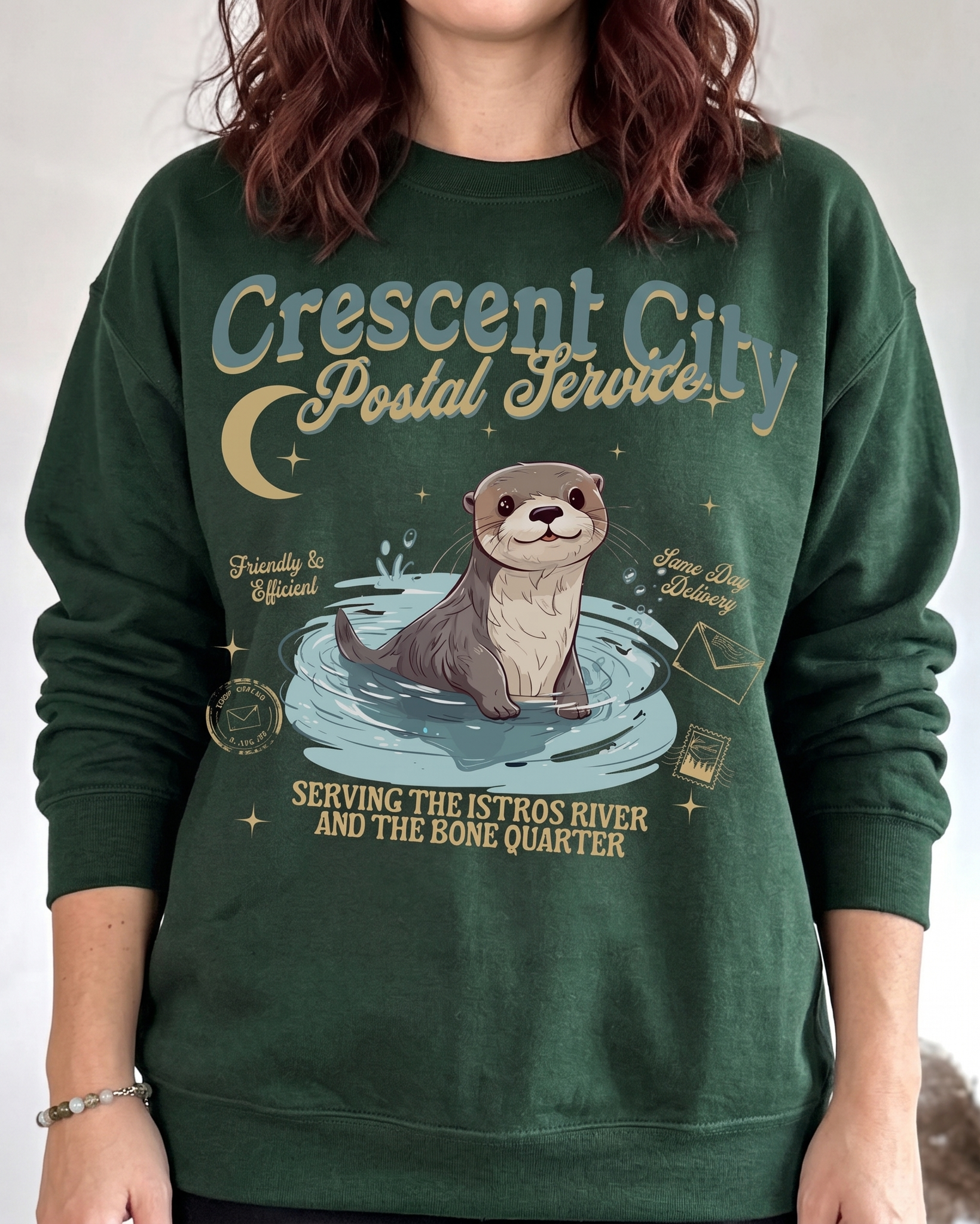 Postal Service Sweater Cresent City Merch