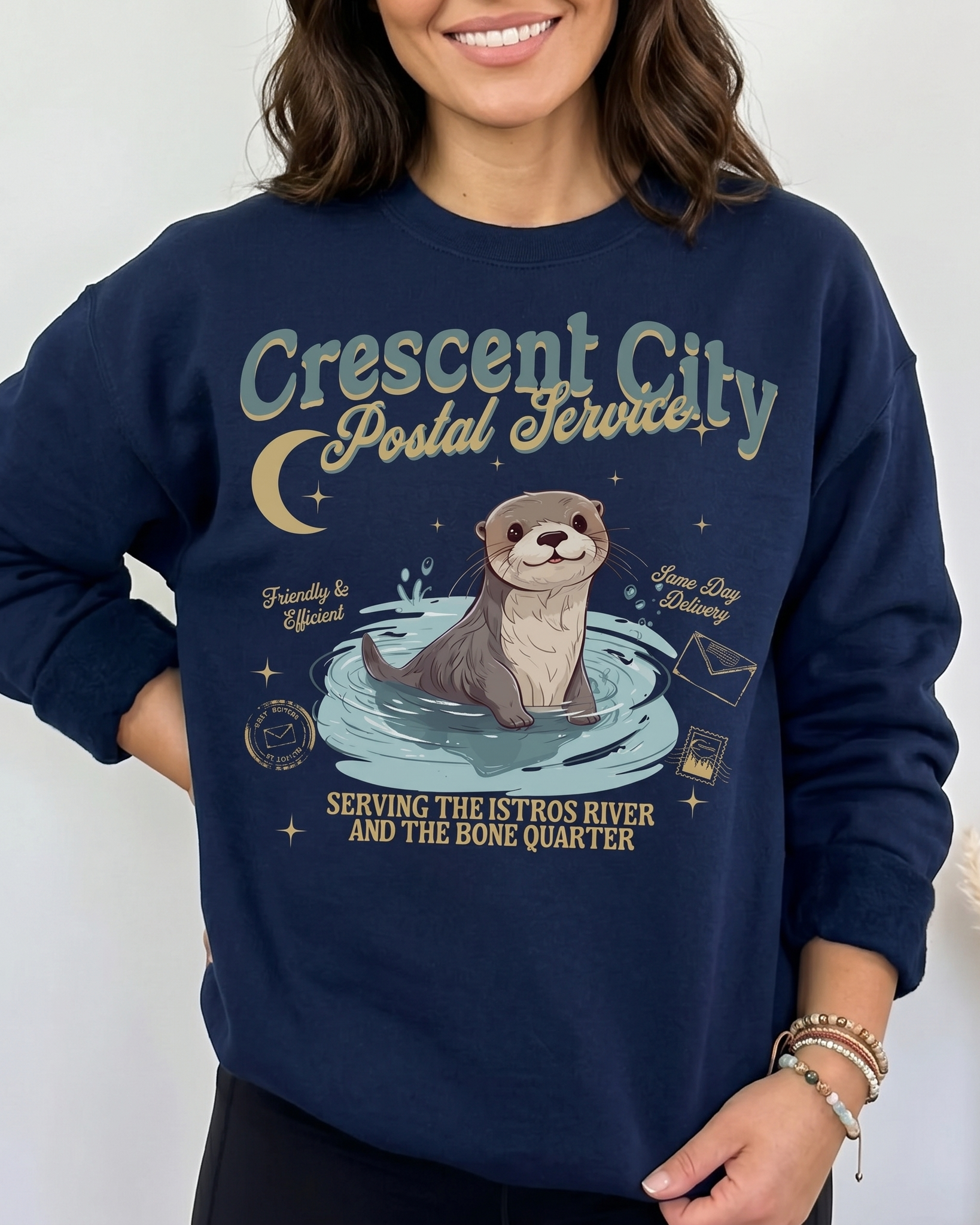 Postal Service Sweater Cresent City Merch