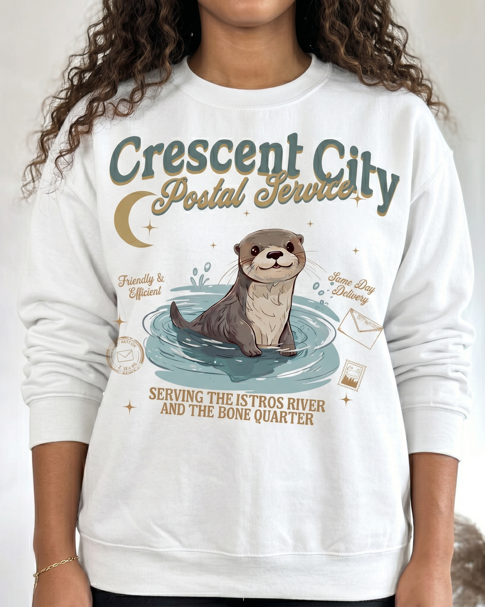 Postal Service Sweater Cresent City Merch