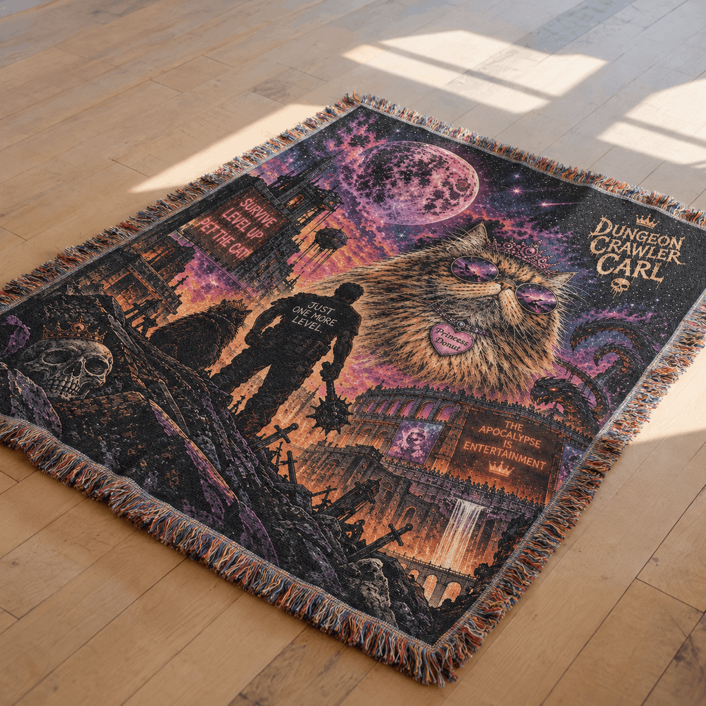 Princess Donut Woven Blanket | Dungeon Crawler Carl Woven Blanket Tapestry