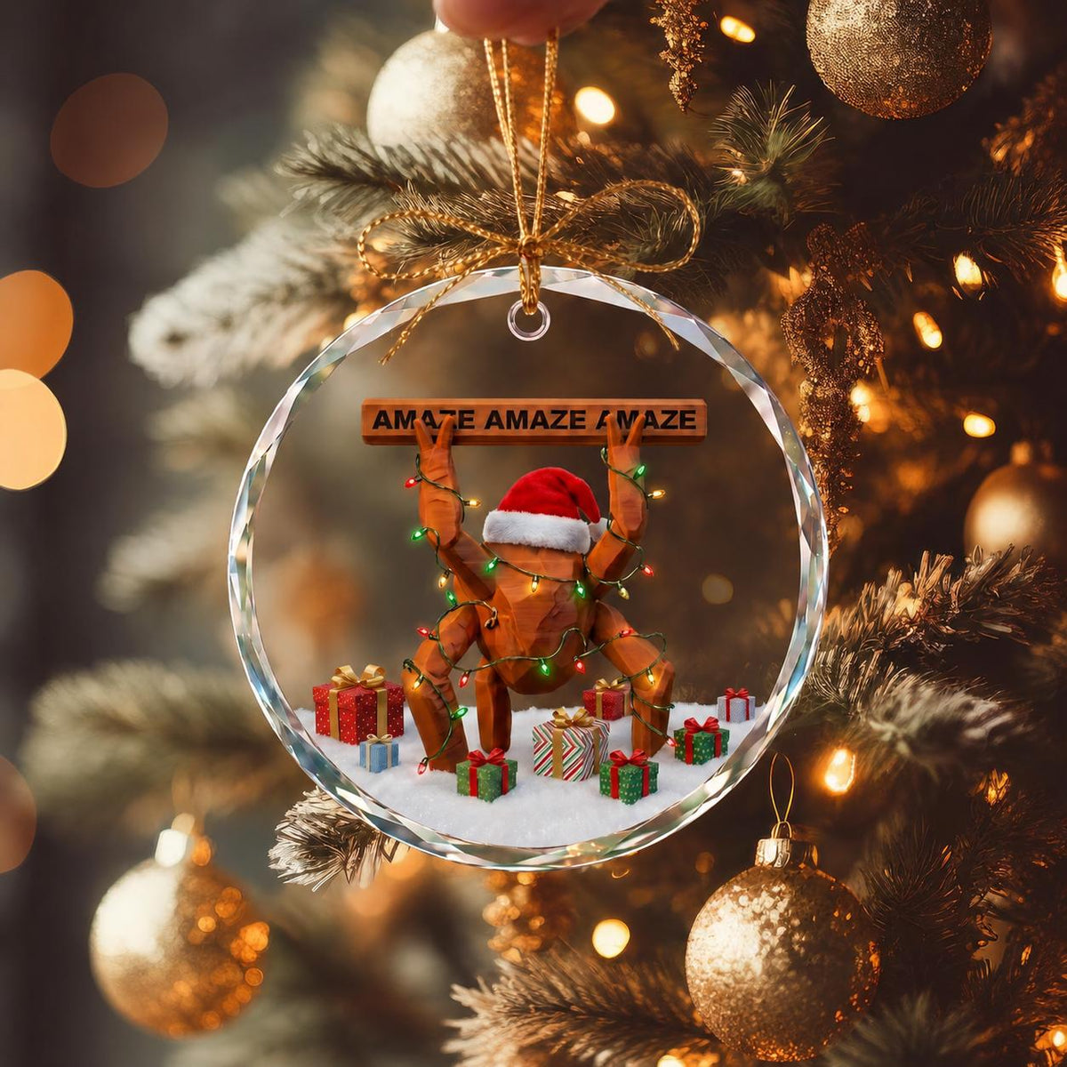 Project Hail Mary Rocky Ornament | Rocky Amaze Premium Crystal Glass Ornament