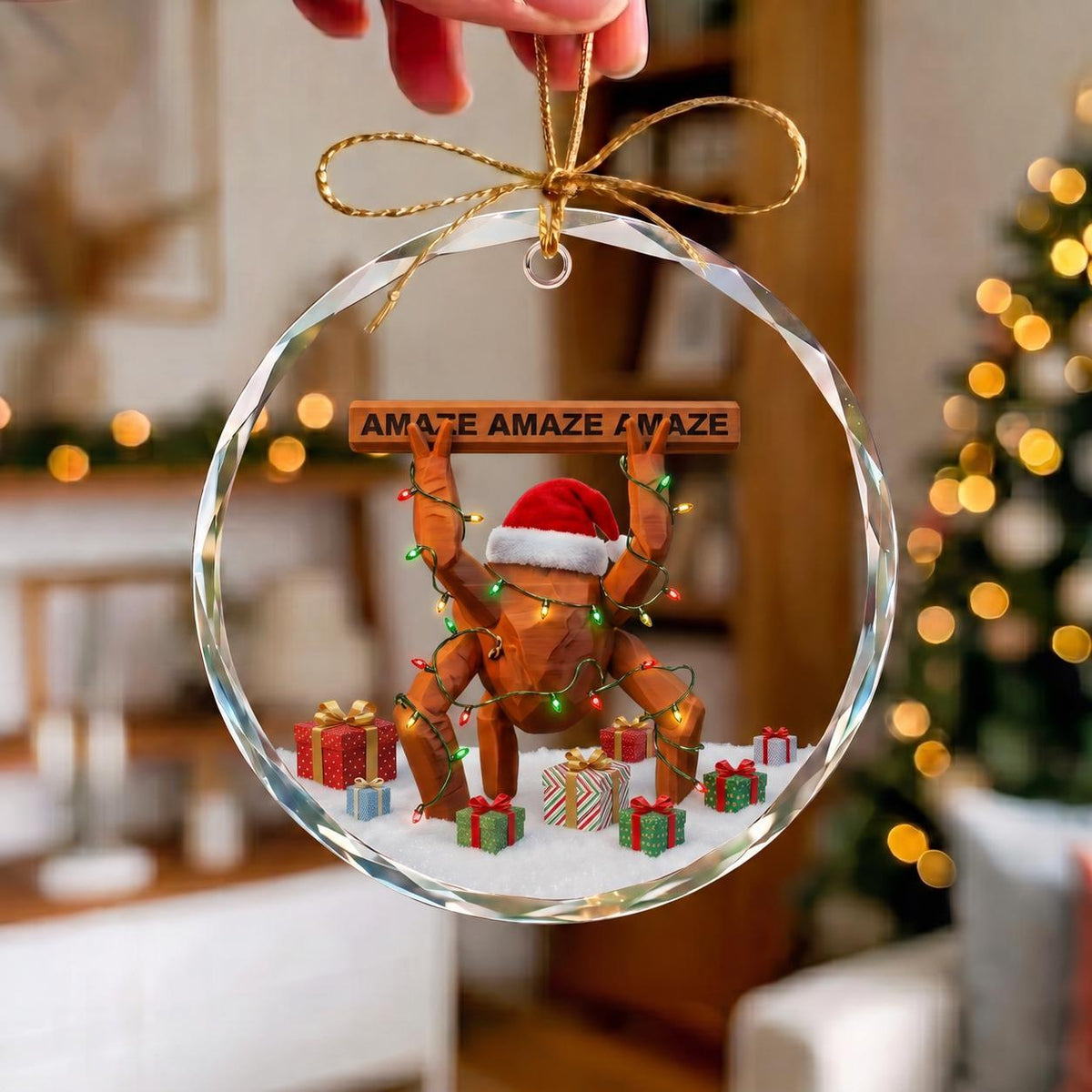 Project Hail Mary Rocky Ornament | Rocky Amaze Premium Crystal Glass Ornament