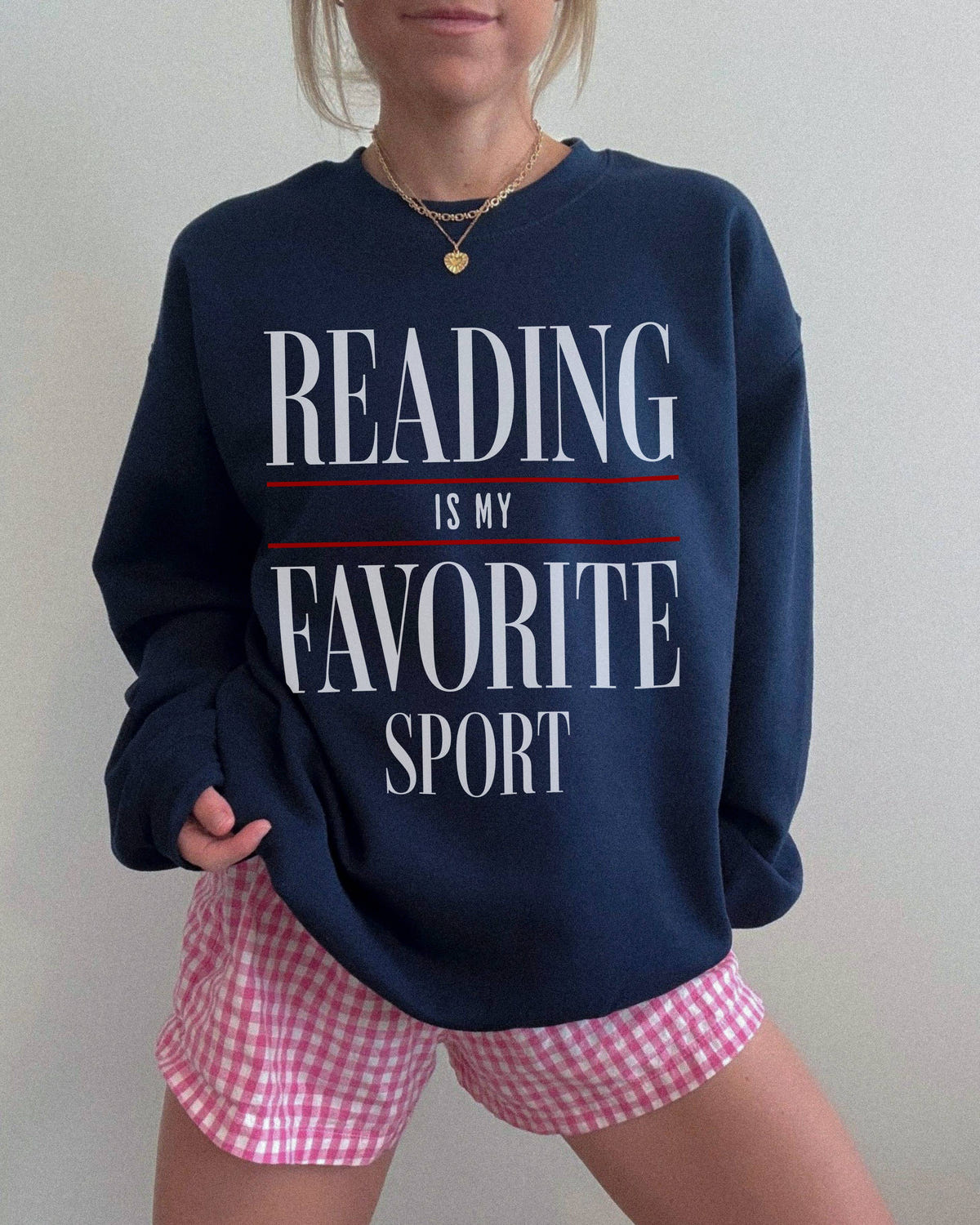 Reading Is My Favorite Sport Sweatshirt
