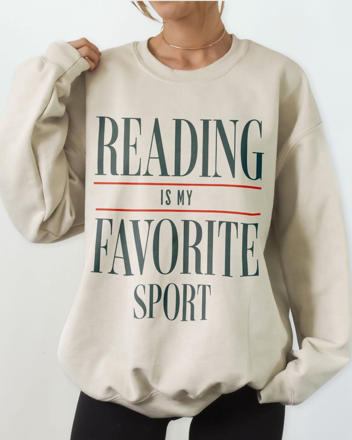 Reading Is My Favorite Sport Sweatshirt
