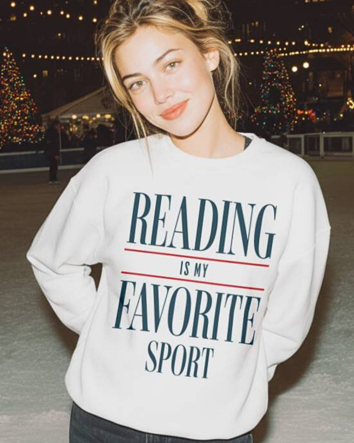 Reading Is My Favorite Sport Sweatshirt