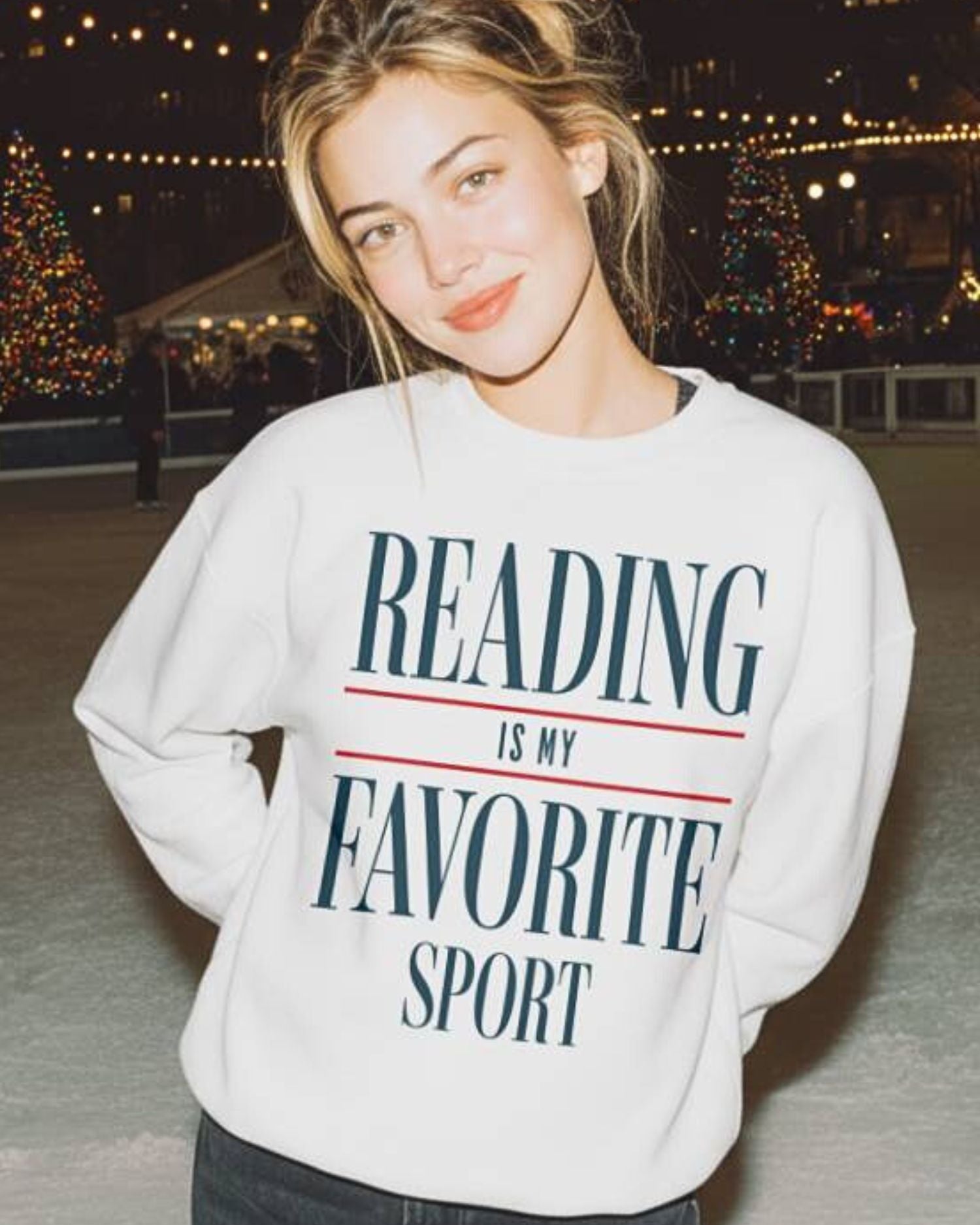 Reading Is My Favorite Sport Sweatshirt