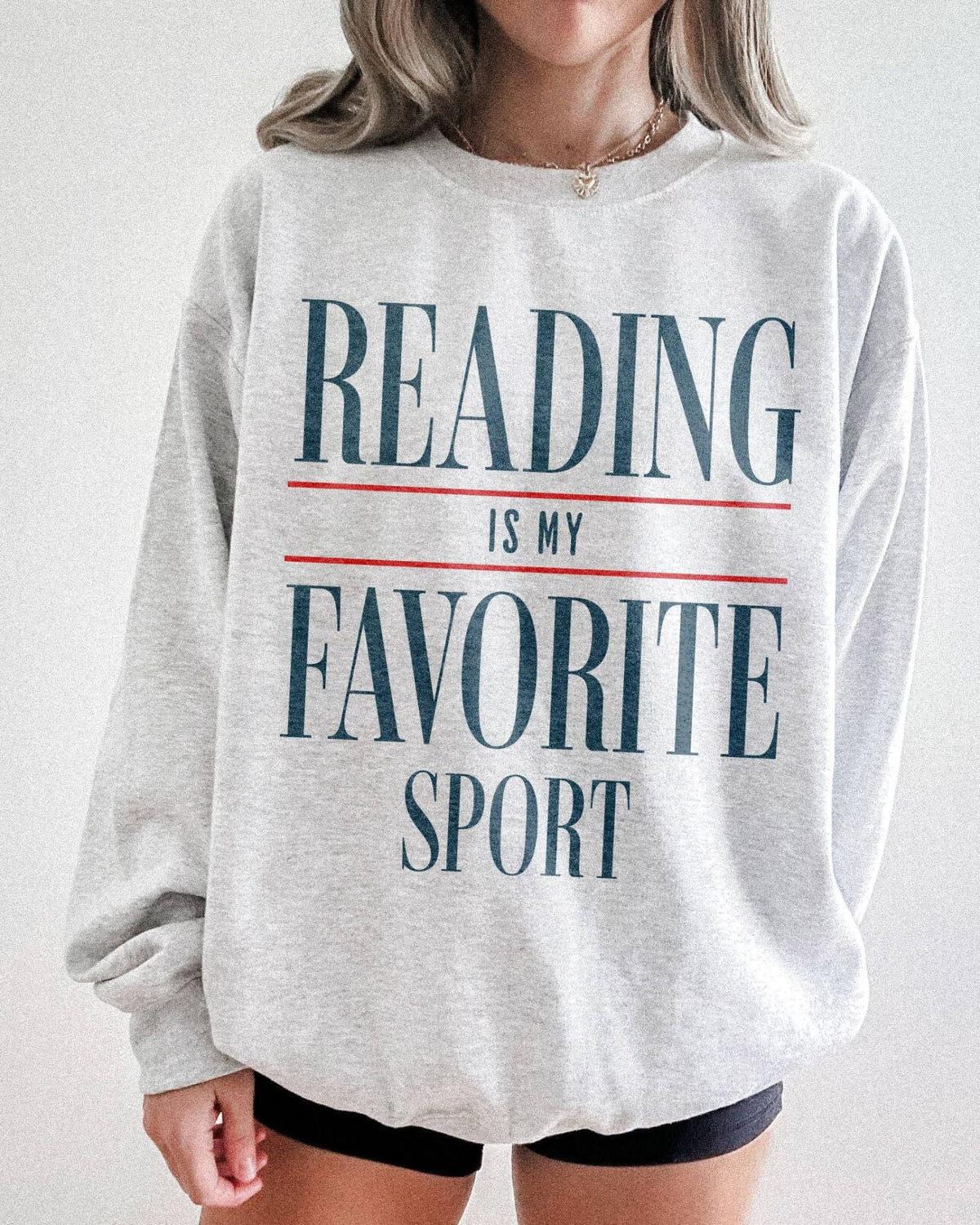 Reading Is My Favorite Sport Sweatshirt