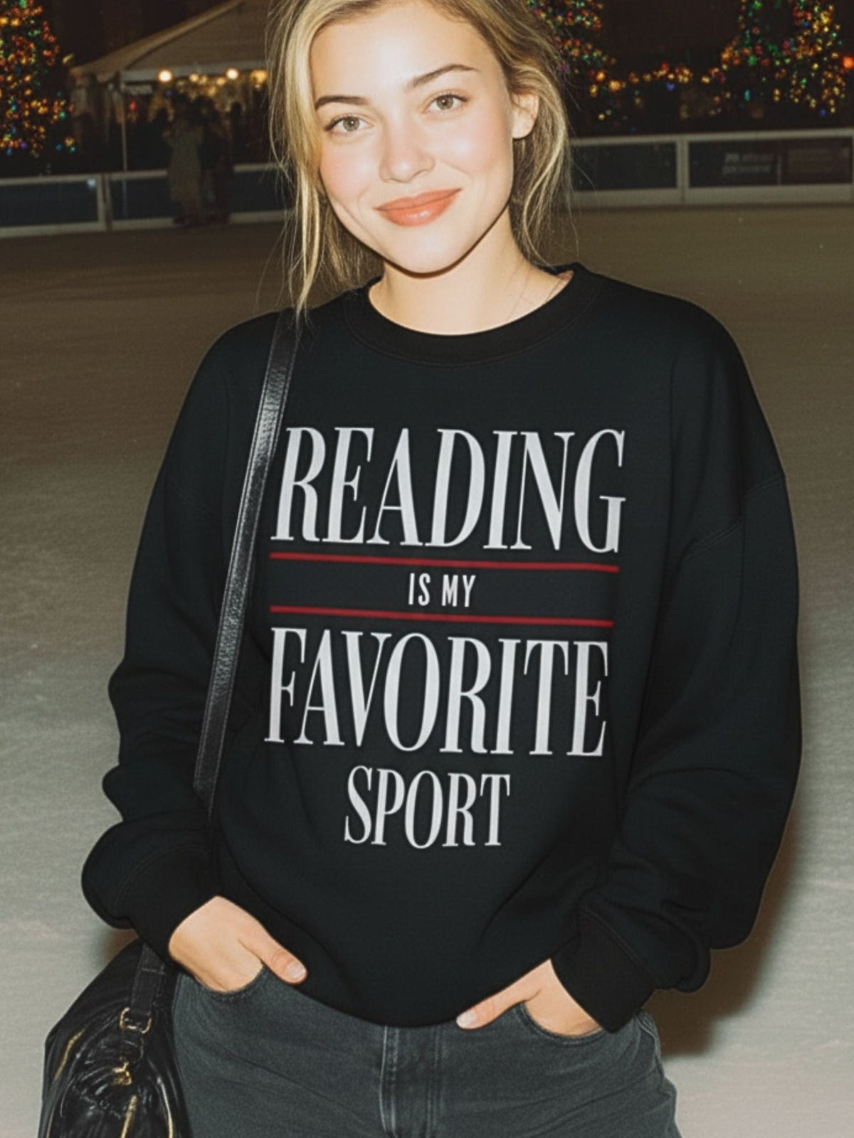 Reading Is My Favorite Sport Sweatshirt