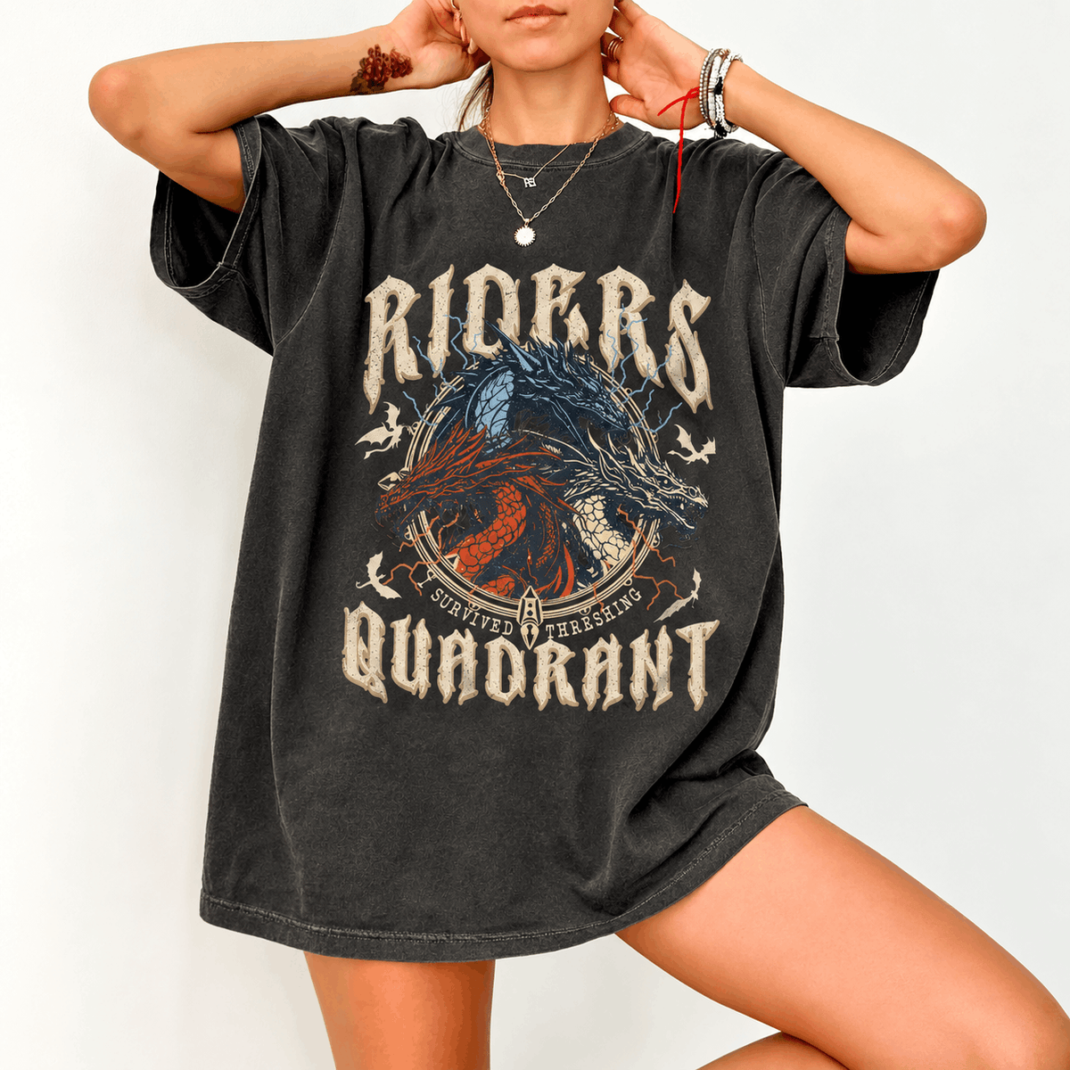 Riders Quadrant T-Shirt | Fourth Wings Merch | Wingleader T-Shirt