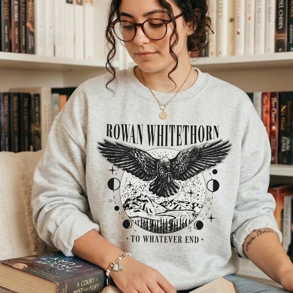 Rowan Whitethorn To Whatever End Sweater Throne of Glass Merch