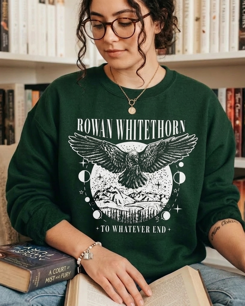 Rowan Whitethorn To Whatever End Sweater Throne of Glass Merch