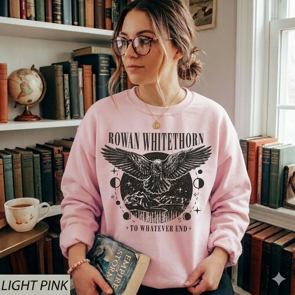 Rowan Whitethorn To Whatever End Sweater Throne of Glass Merch