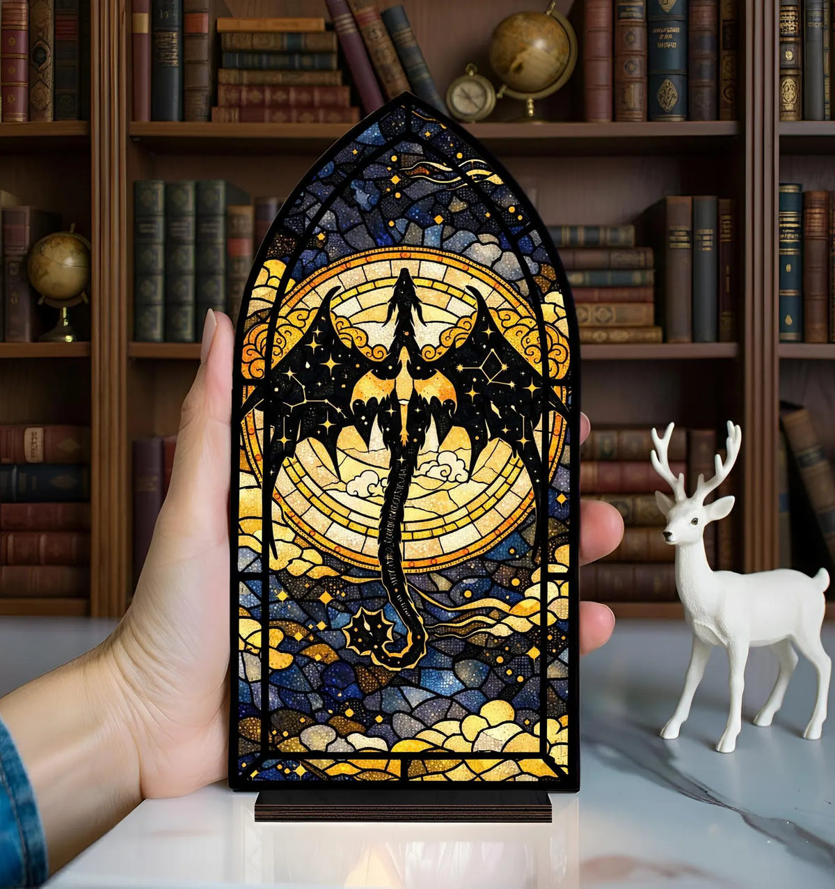 Suncatcher Candle Holder Book Nook