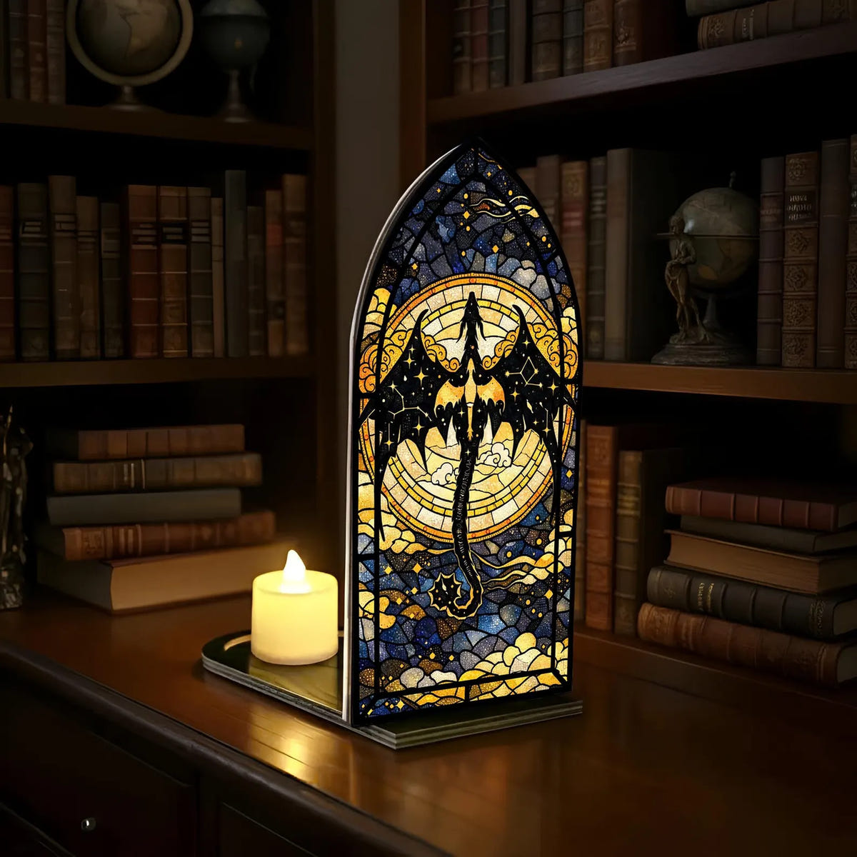 Suncatcher Candle Holder Book Nook