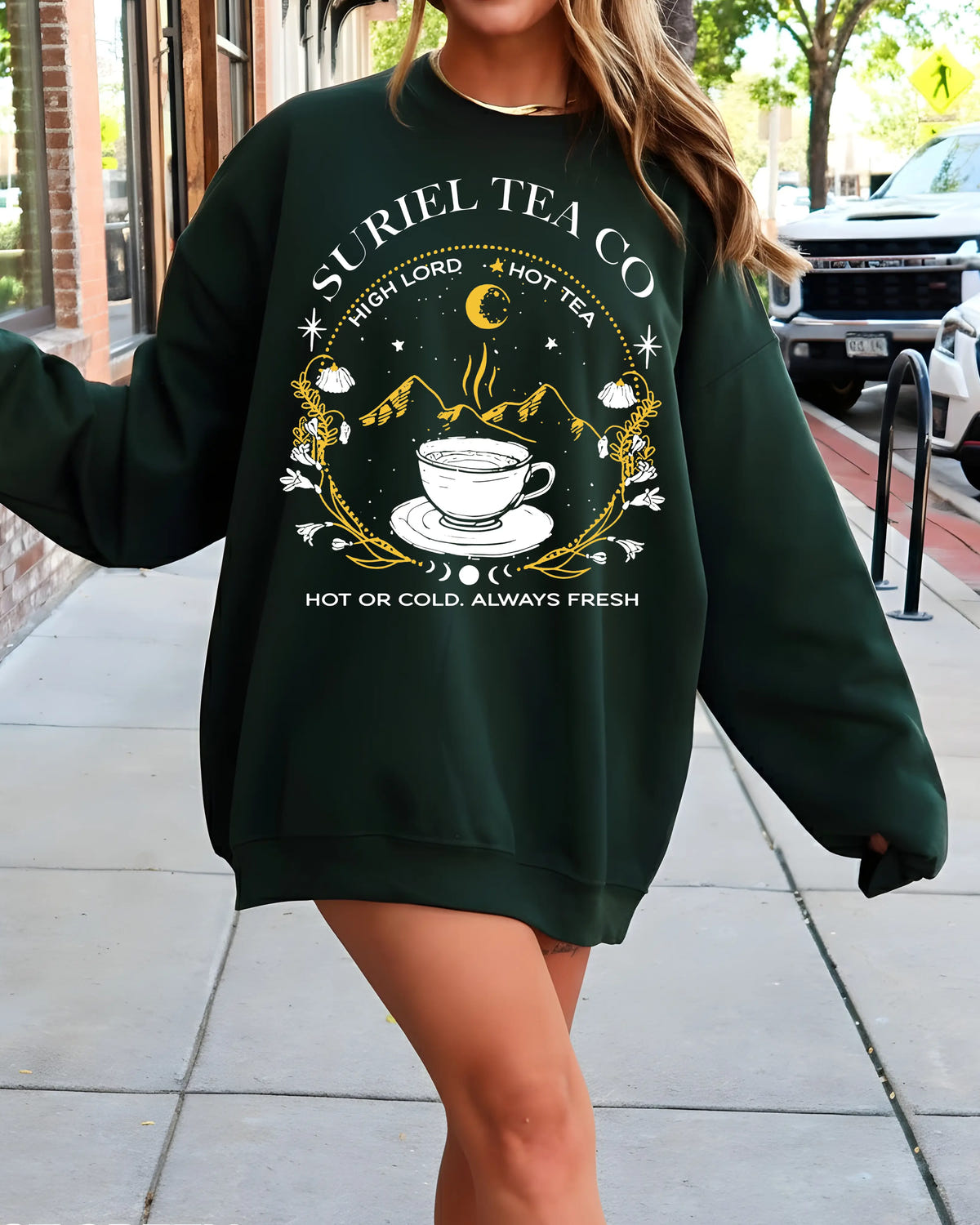 Suriel Tea Co Sweater ACOTAR Merch