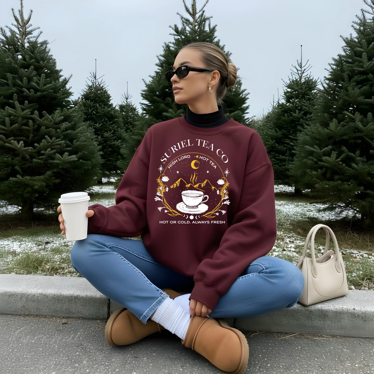 Suriel Tea Co Sweater ACOTAR Merch