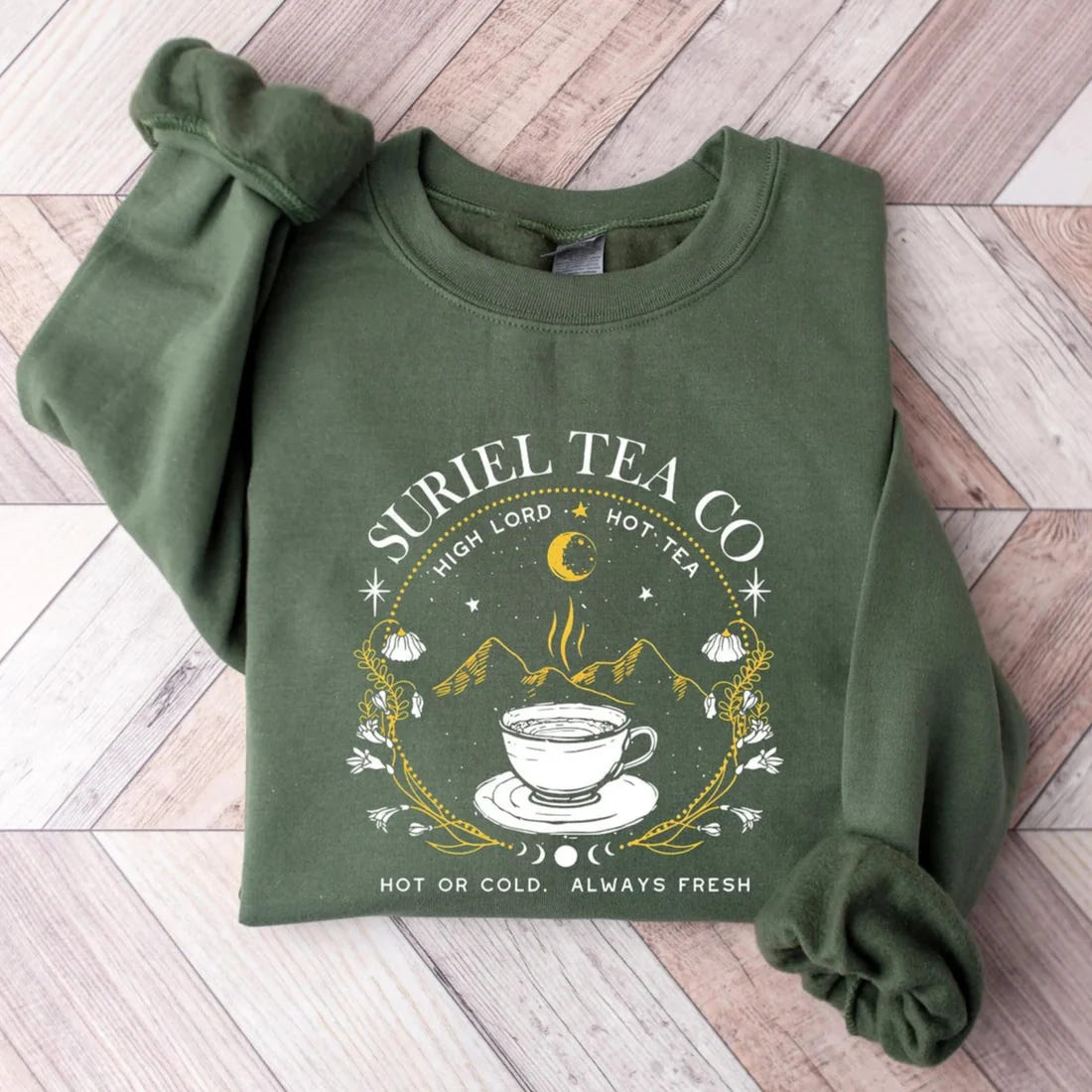 Suriel Tea Co Sweater ACOTAR Merch