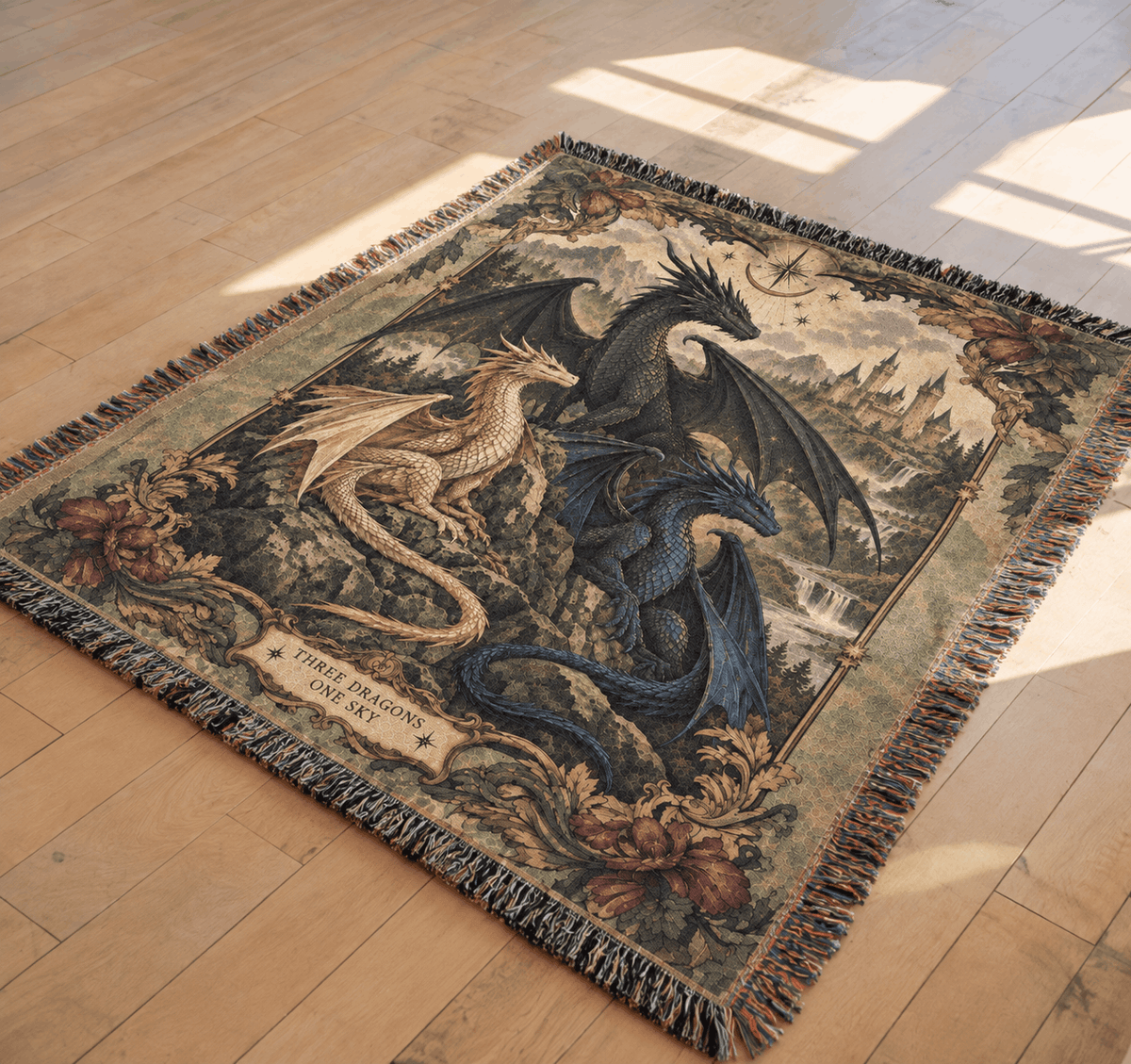 Dragon Woven Blanket