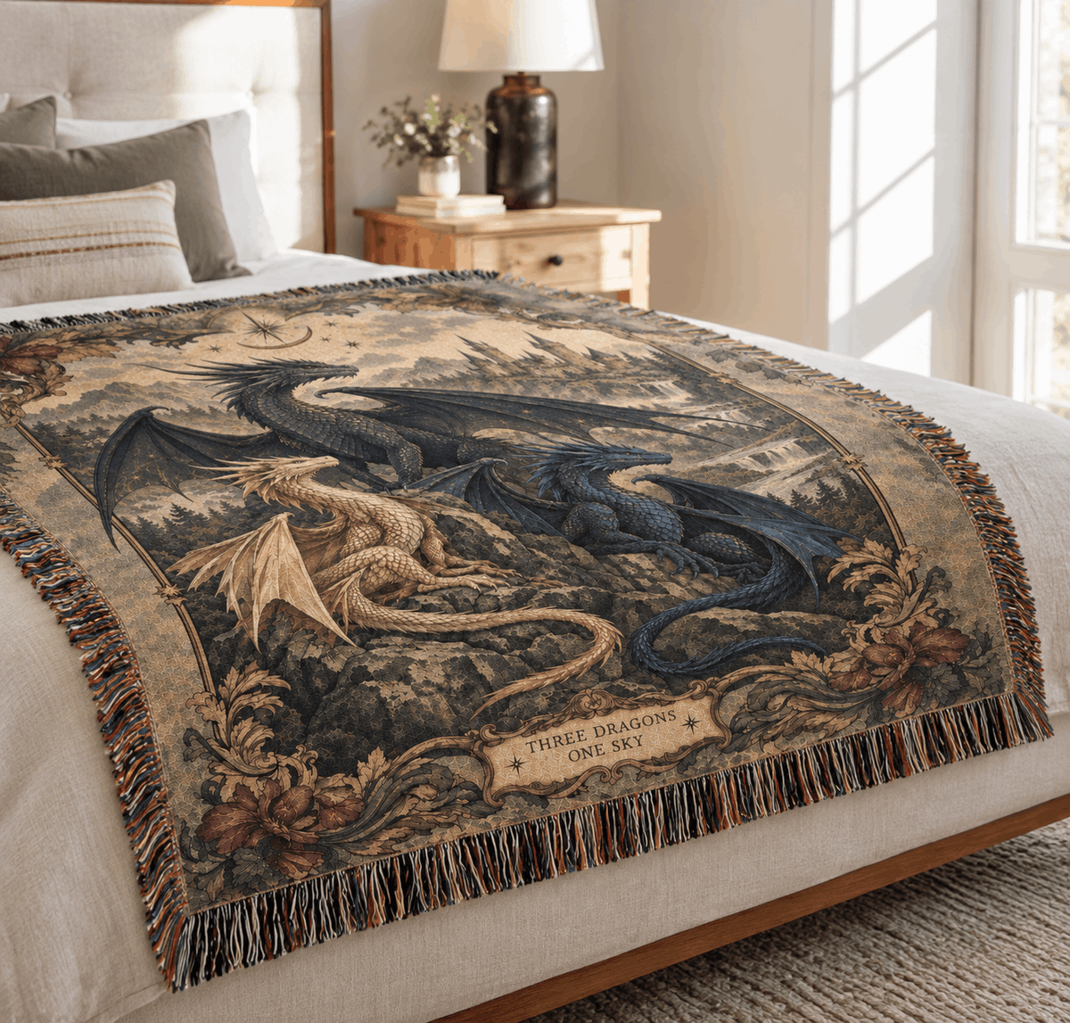 Dragon Woven Blanket