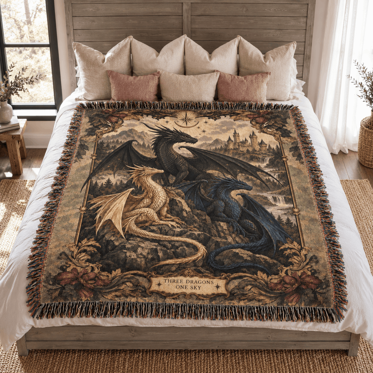 Dragon Woven Blanket