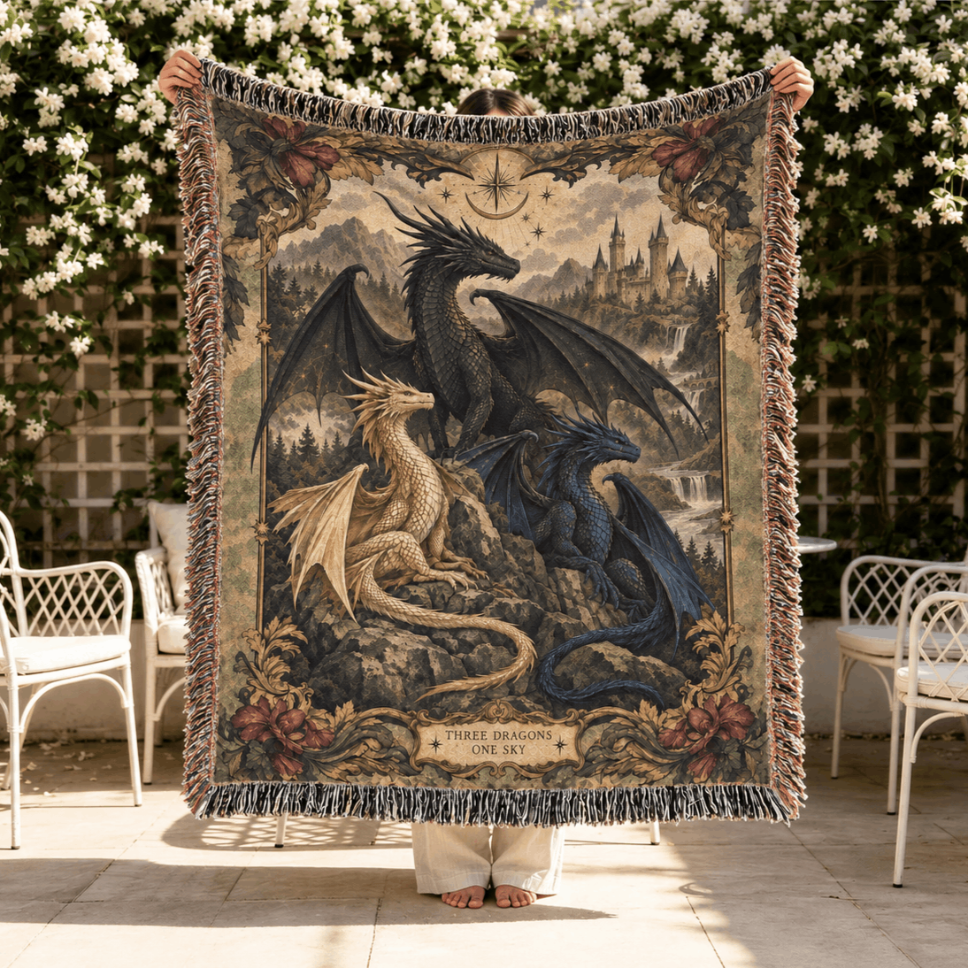 Dragon Woven Blanket