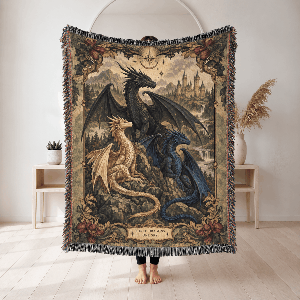 Dragon Woven Blanket