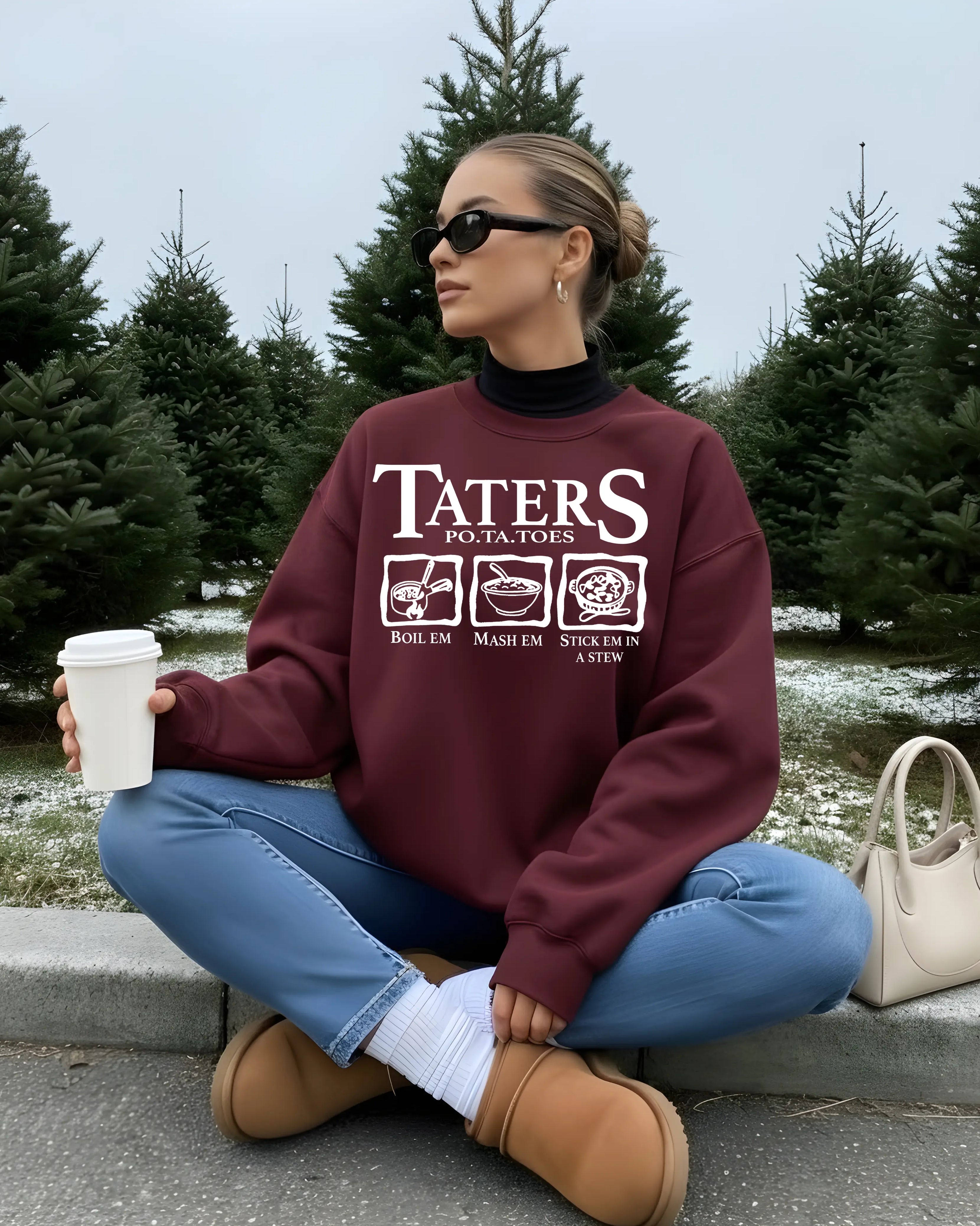 Taters Potato Sweater Throne of Glass Merch