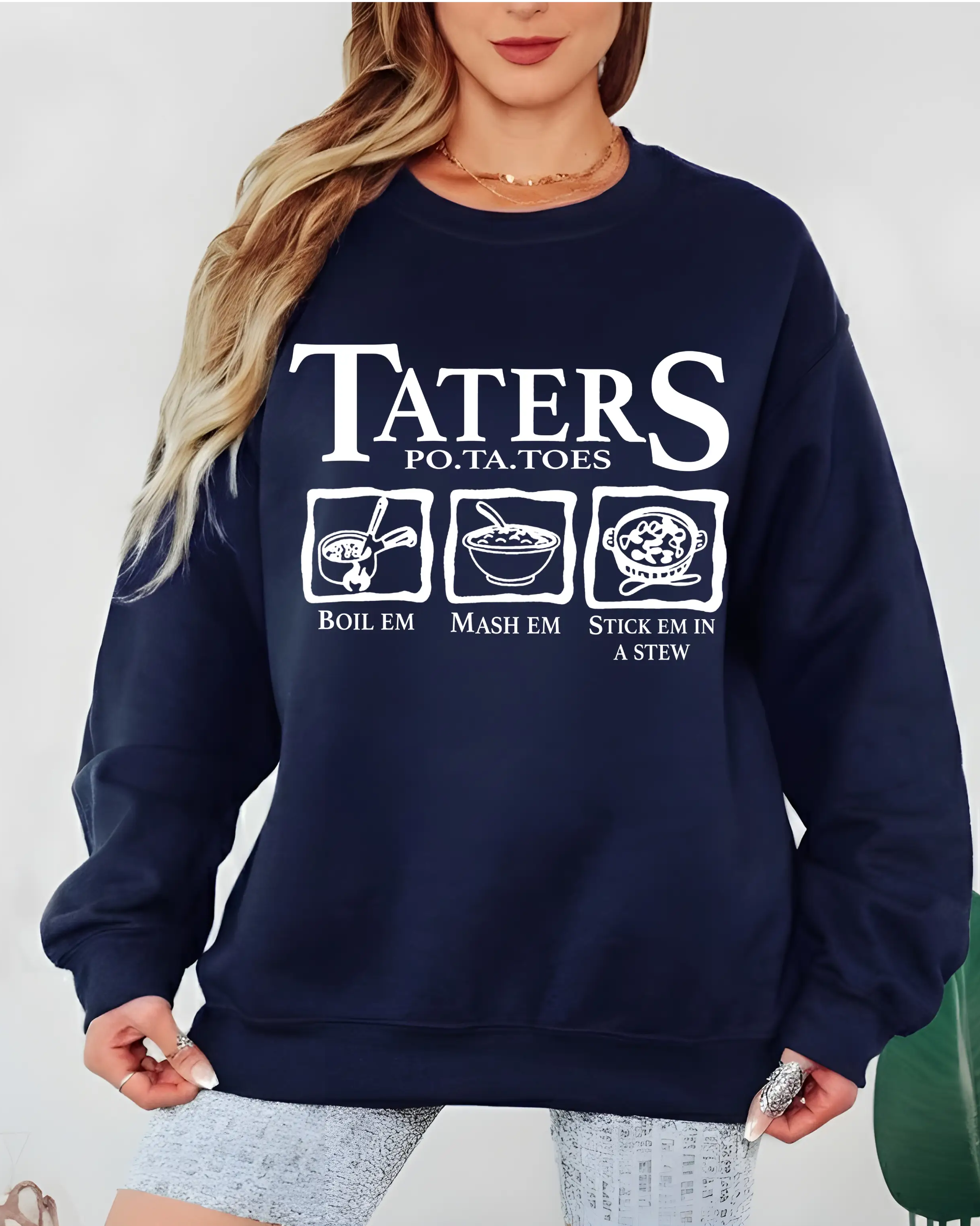 Taters Potato Sweater Throne of Glass Merch