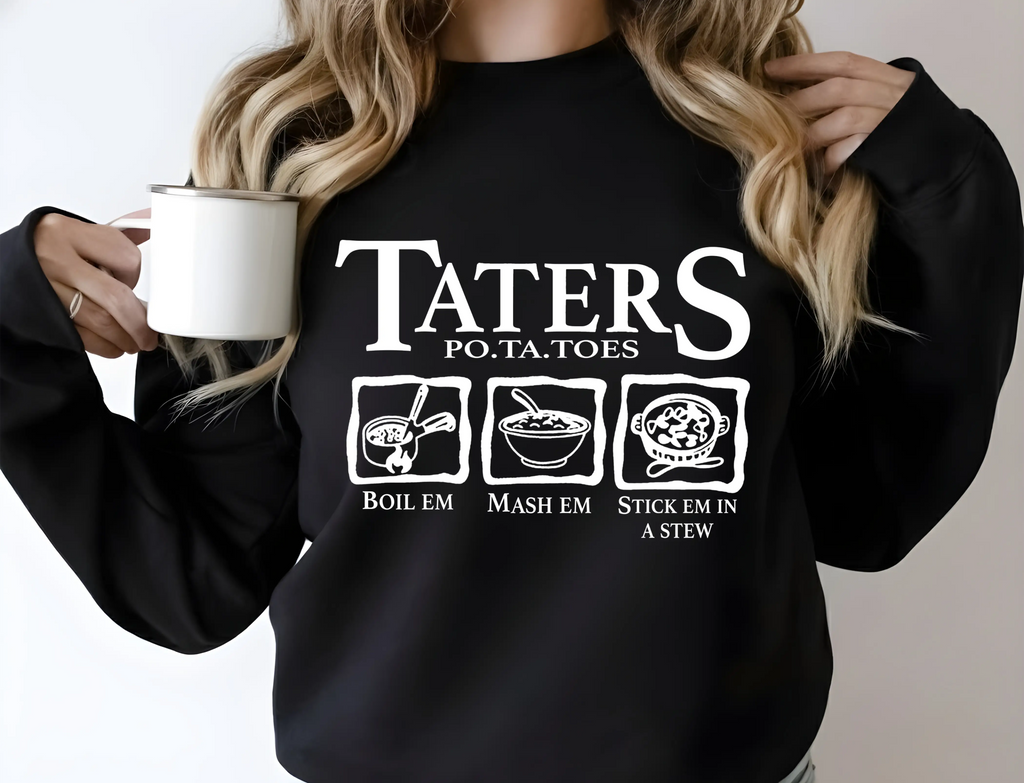 Taters Potato Sweater Throne of Glass Merch