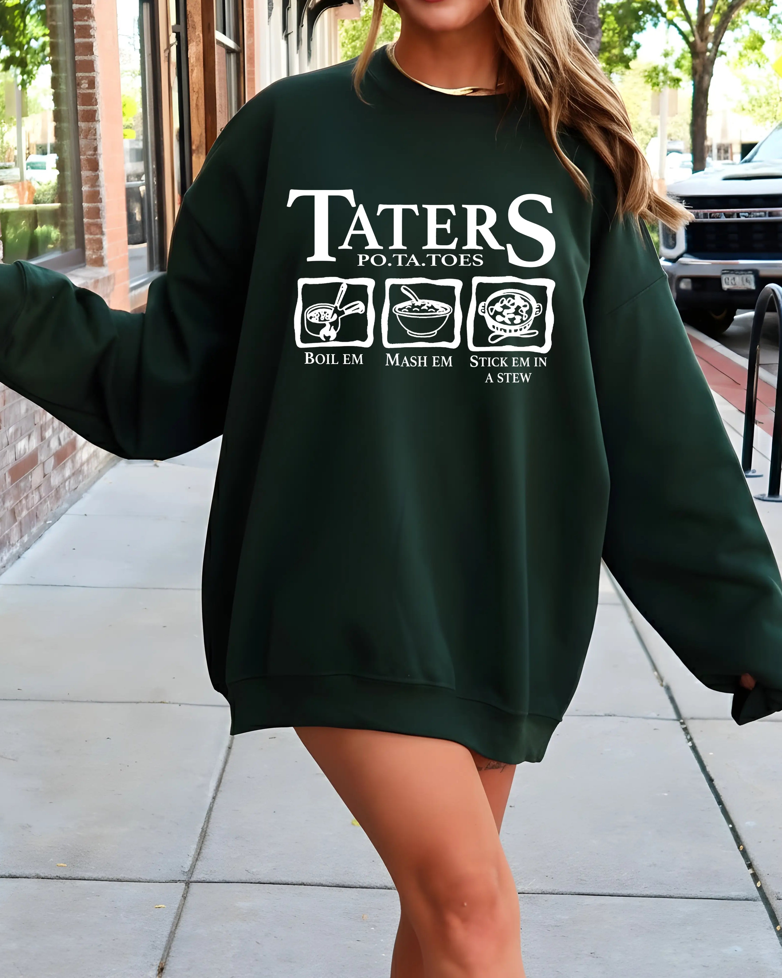 Taters Potato Sweater Throne of Glass Merch