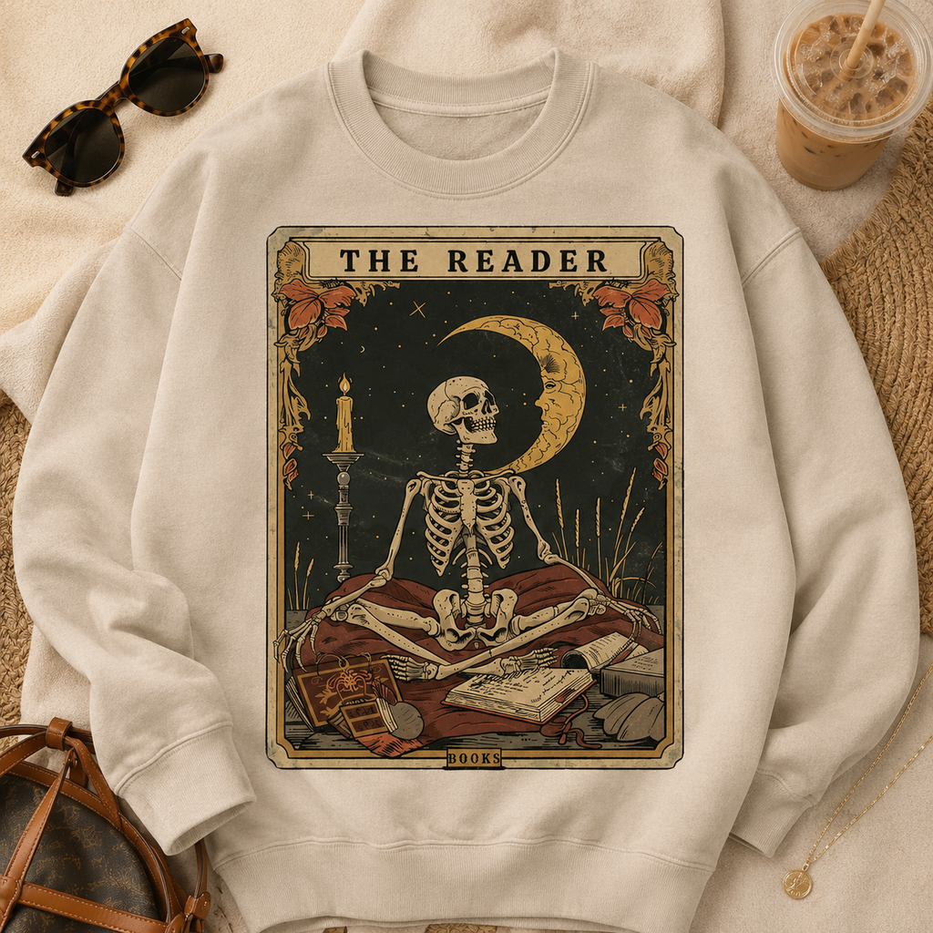 The Reader Books Sweater Bookish Merch