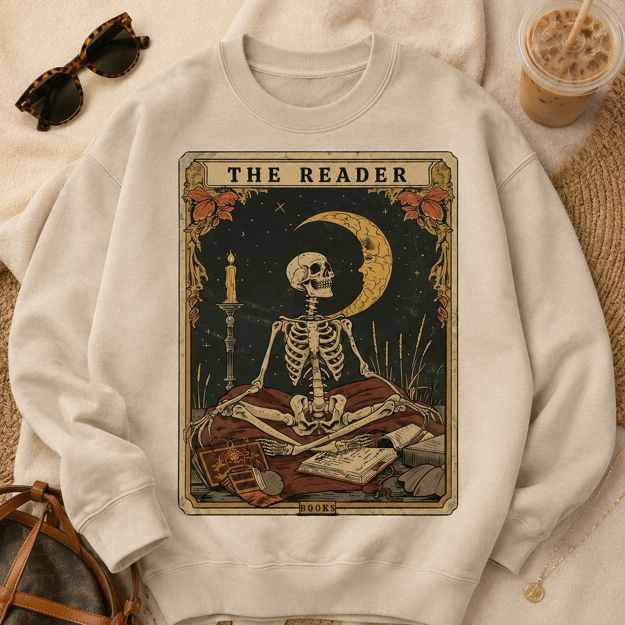 The Reader Books Sweater Bookish Merch