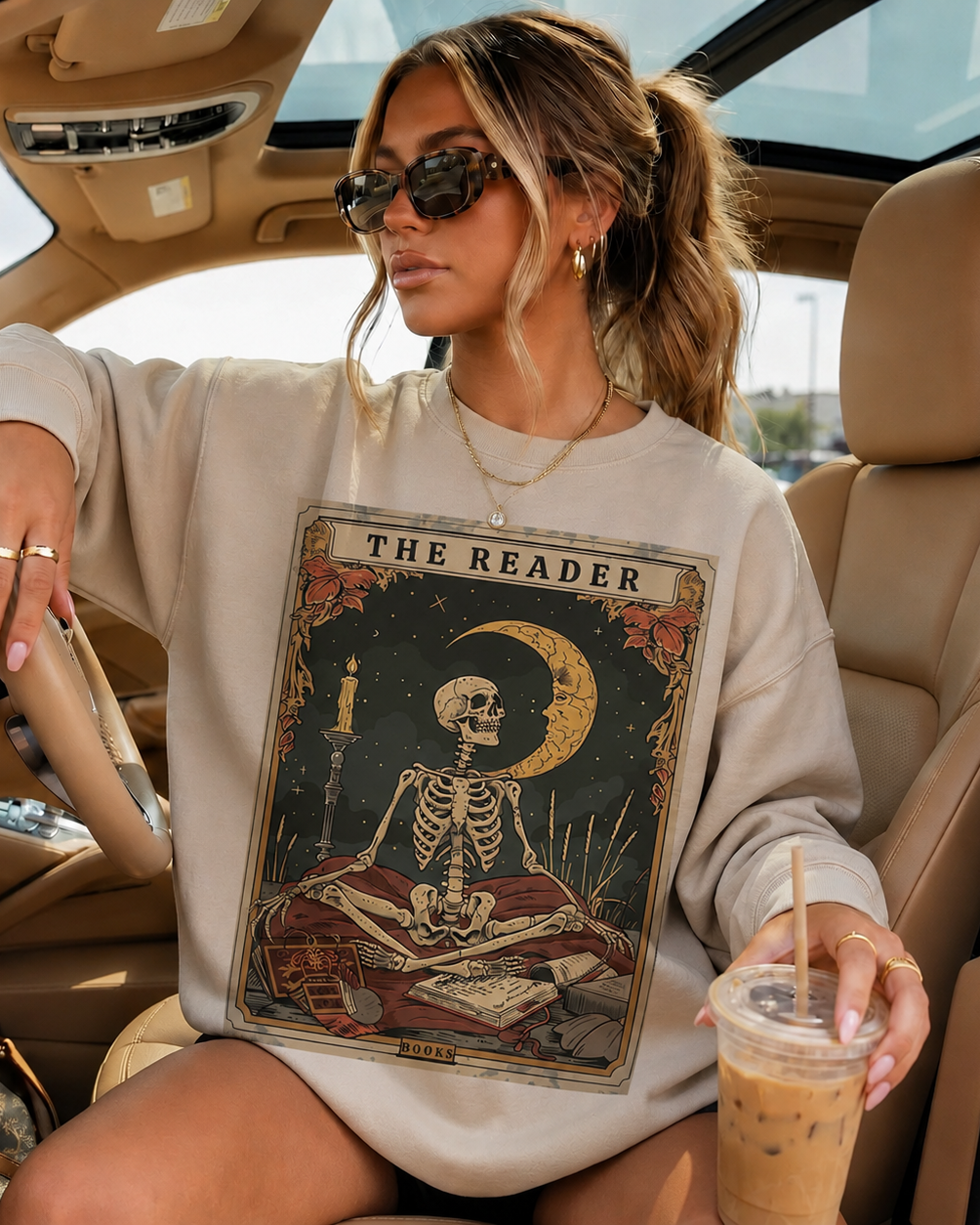 The Reader Books Sweater Bookish Merch