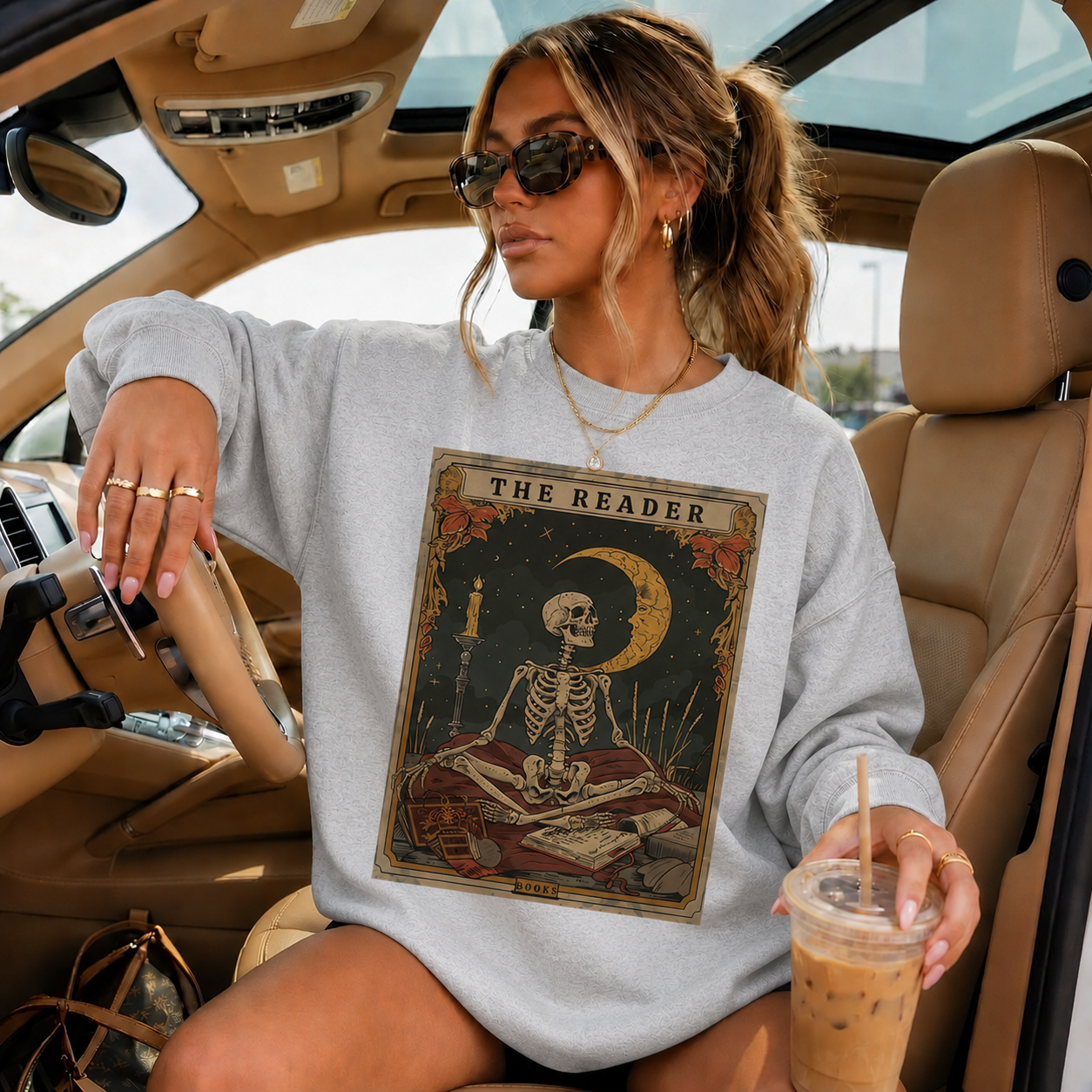 The Reader Books Sweater Bookish Merch