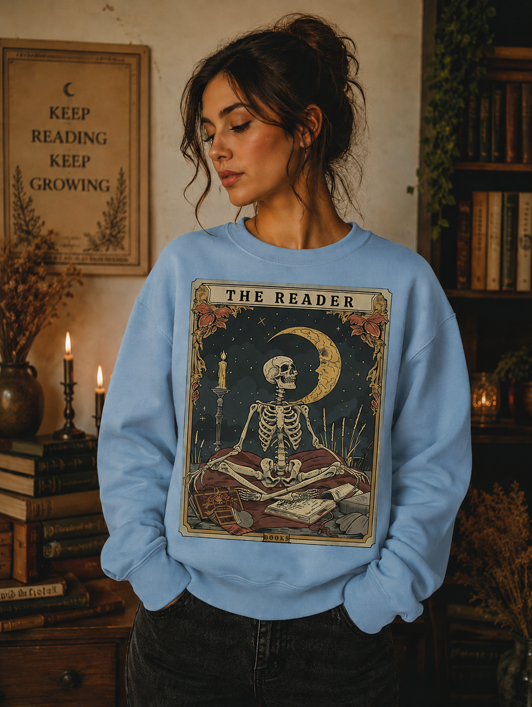 The Reader Books Sweater Bookish Merch